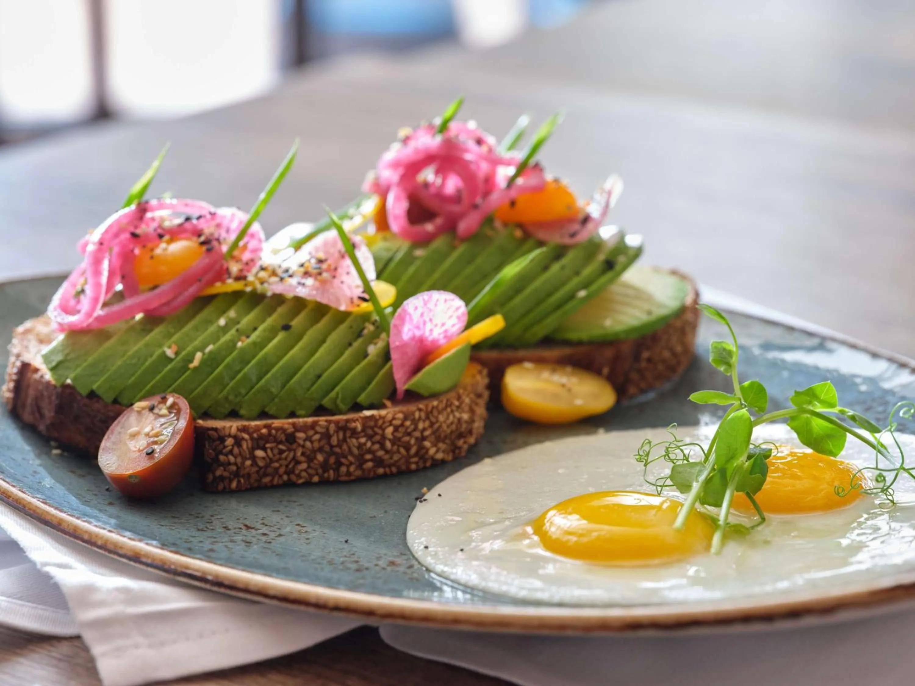 Breakfast in Hilton Salt Lake City Center
