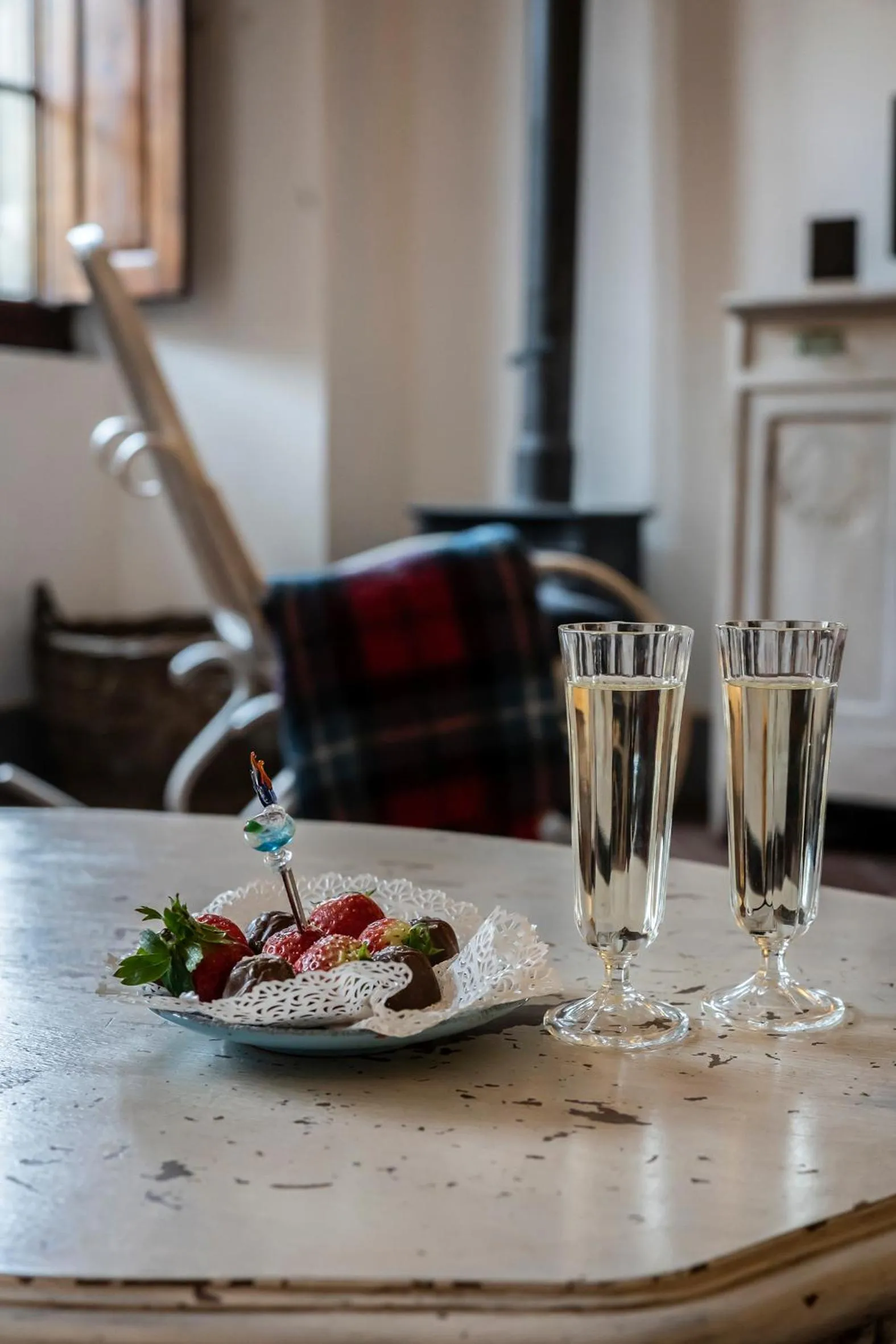 Food and drinks in Le Terrazze Del Chianti b&b Residenza d'Epoca e di Charme