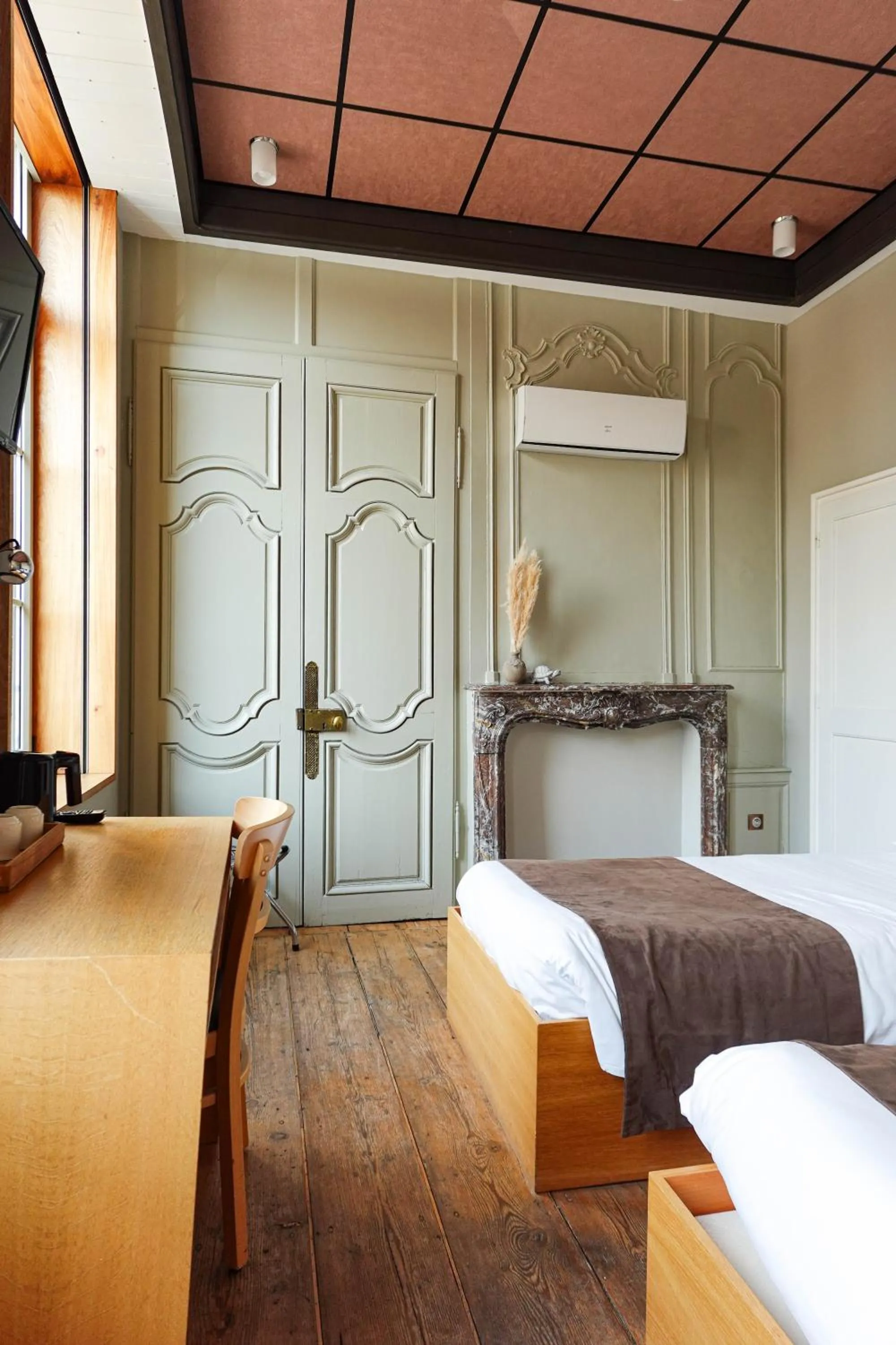 Photo of the whole room, Bed in Hôtel - Restaurant Au Tonnelier