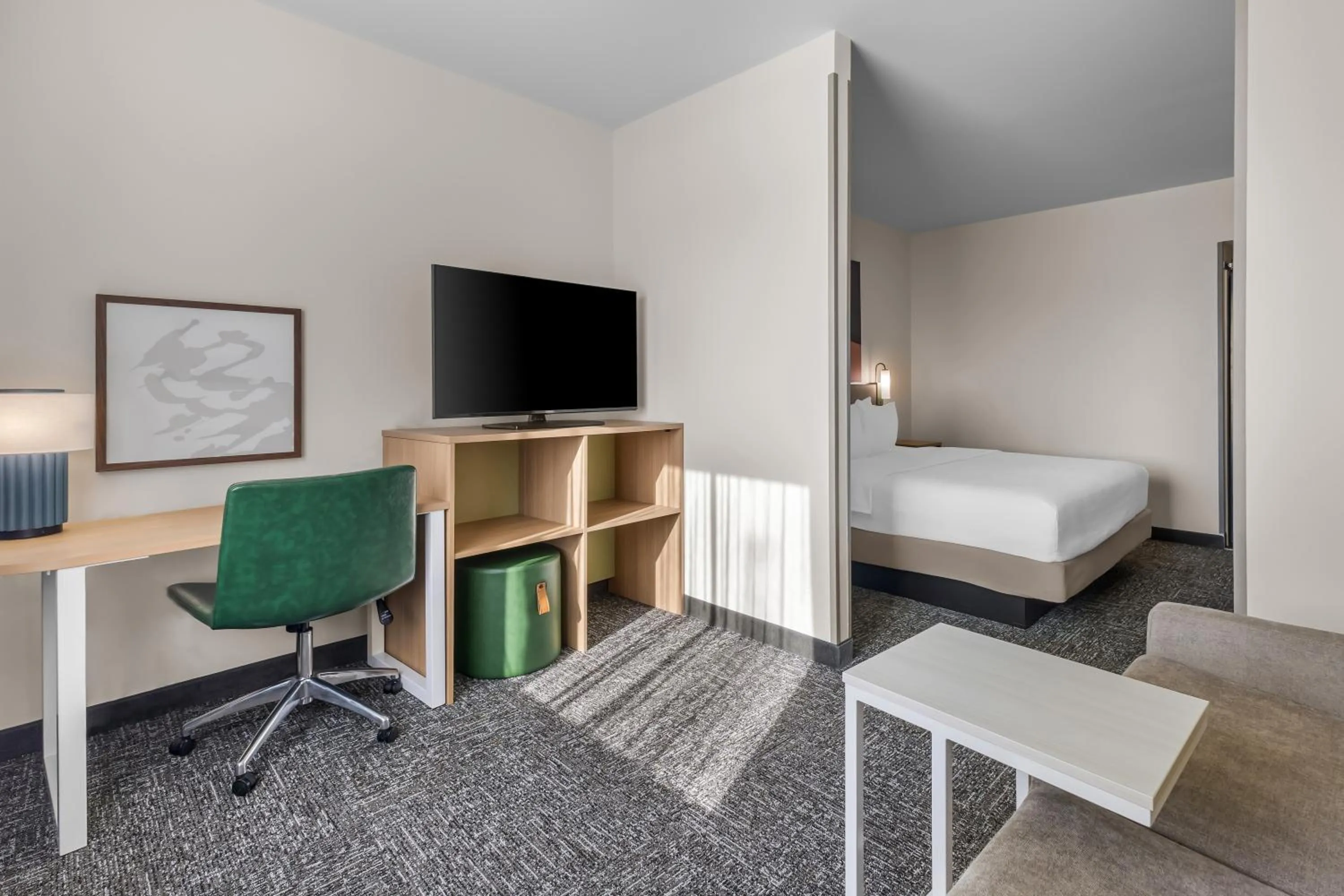 Bed in Spark by Hilton Salt Lake City Central