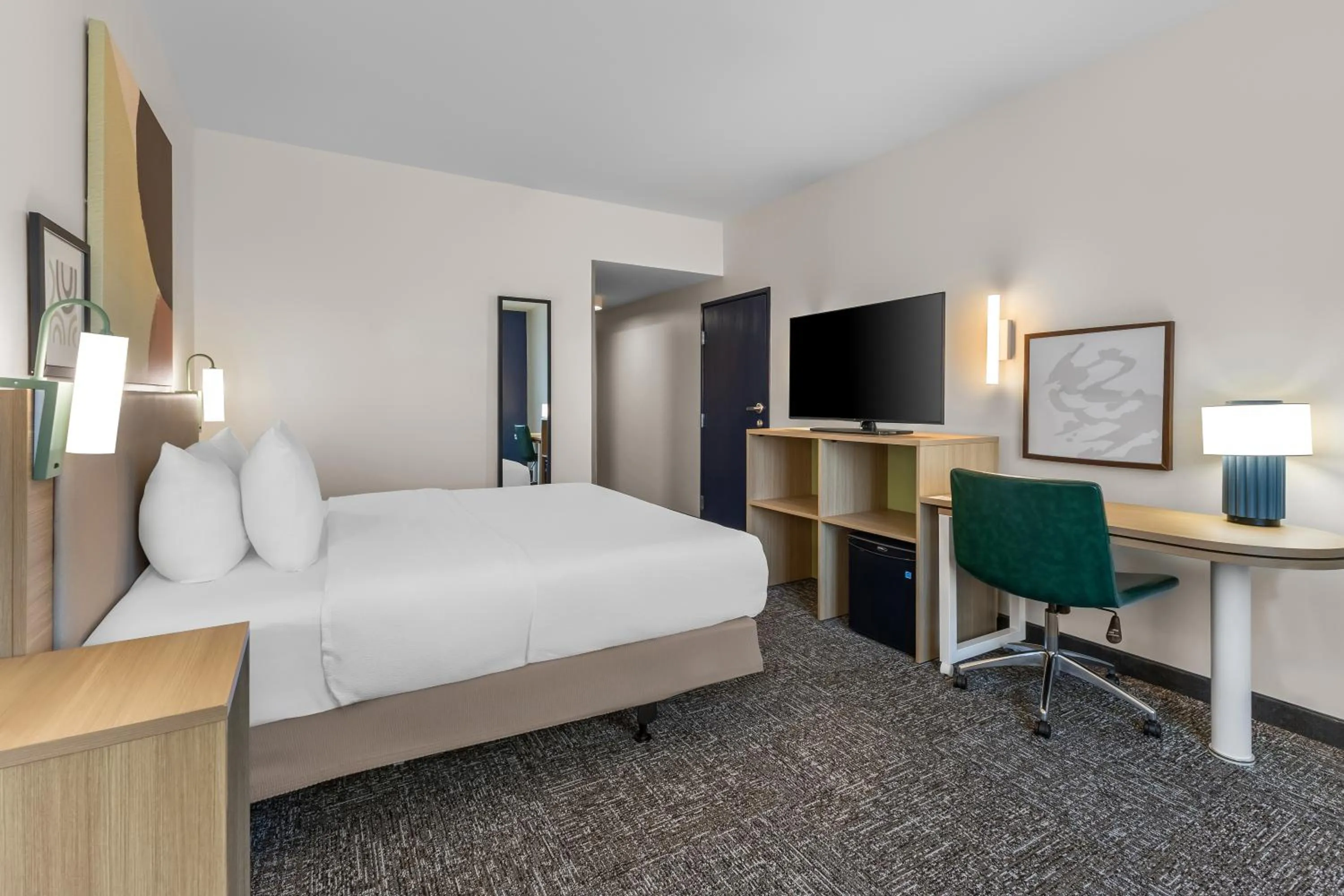 Bed in Spark by Hilton Salt Lake City Central