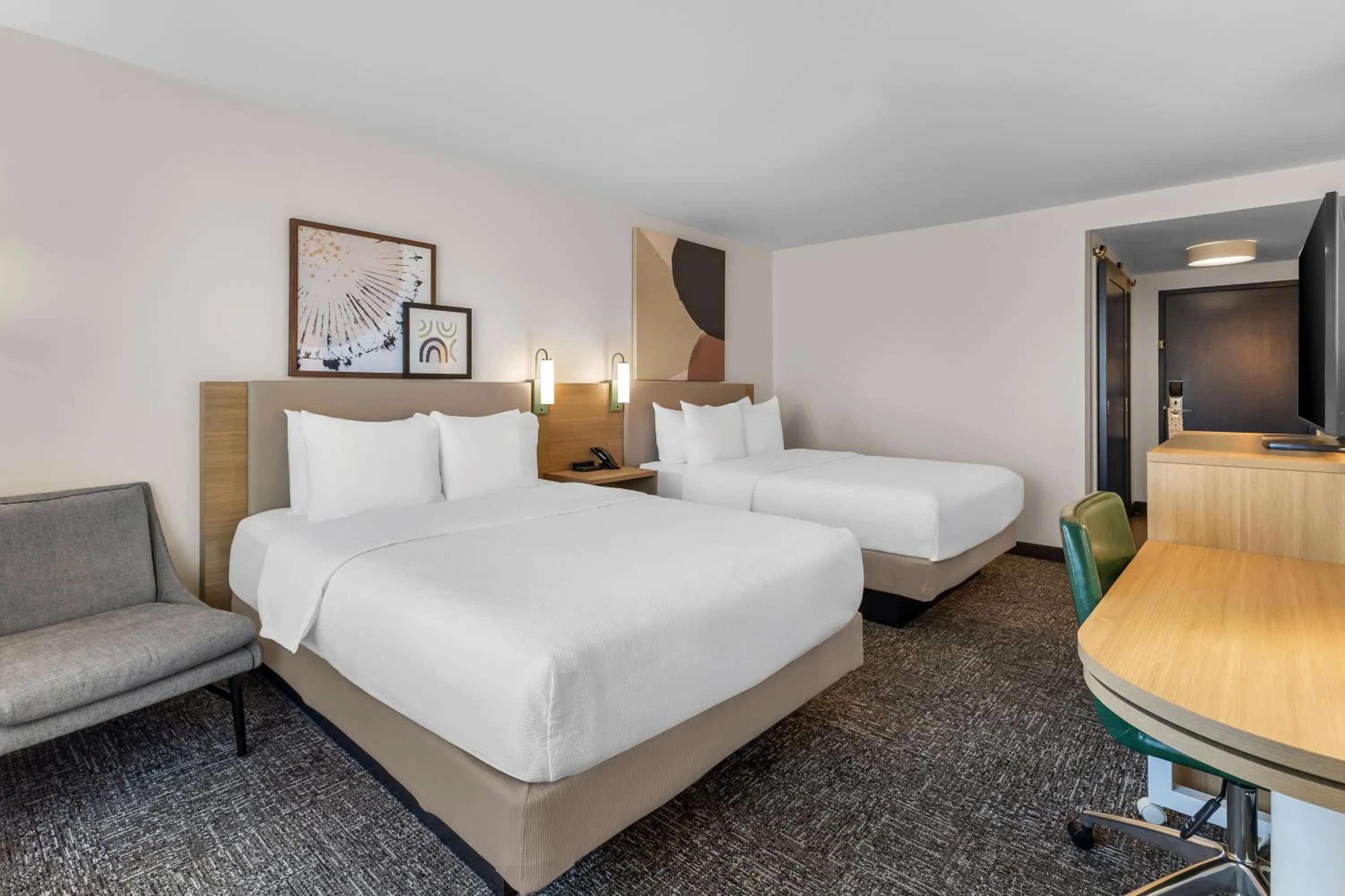 Bed in Spark by Hilton Salt Lake City Central