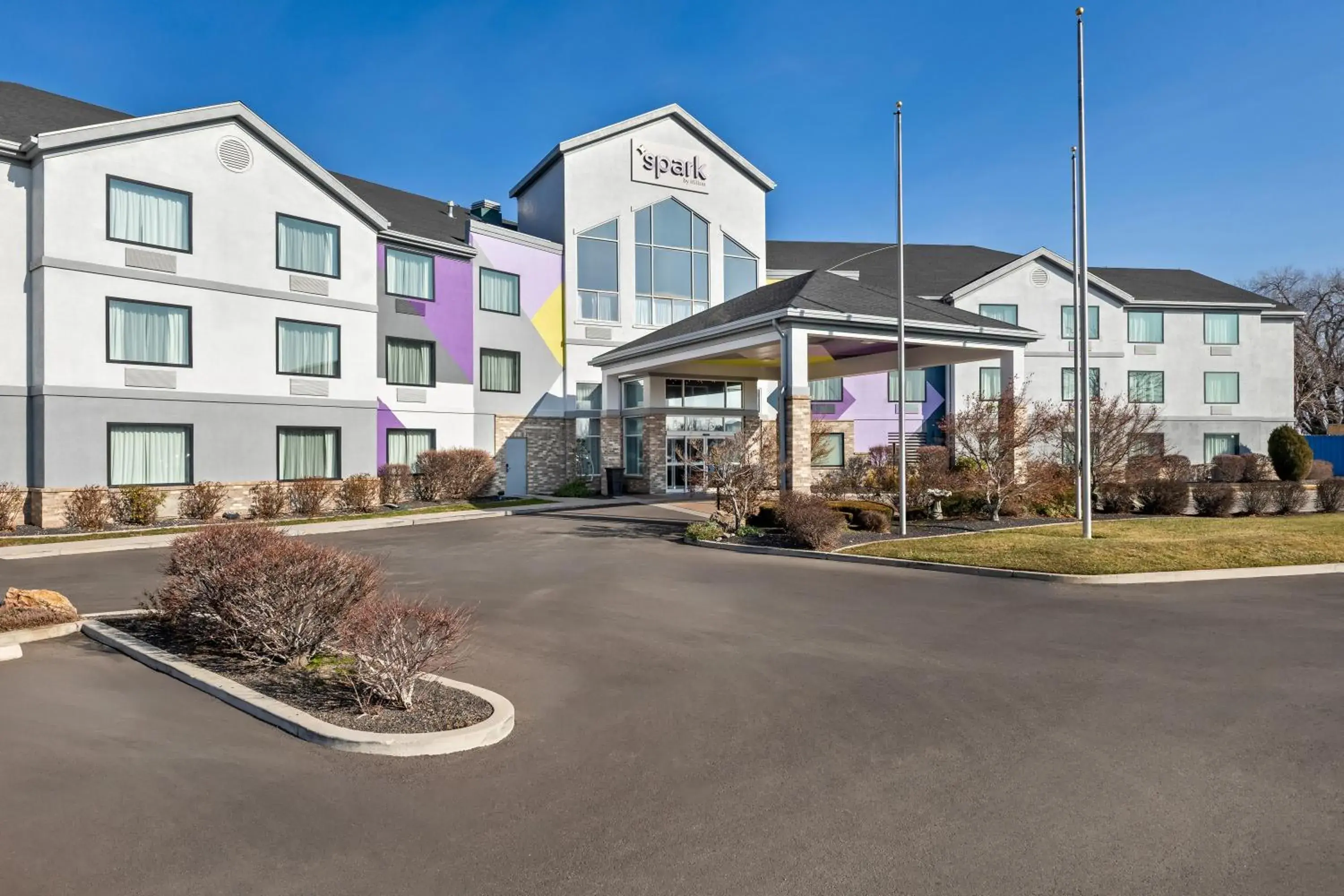 Property building in Spark by Hilton Salt Lake City Central Property building in Spark by Hilton Salt Lake City Central