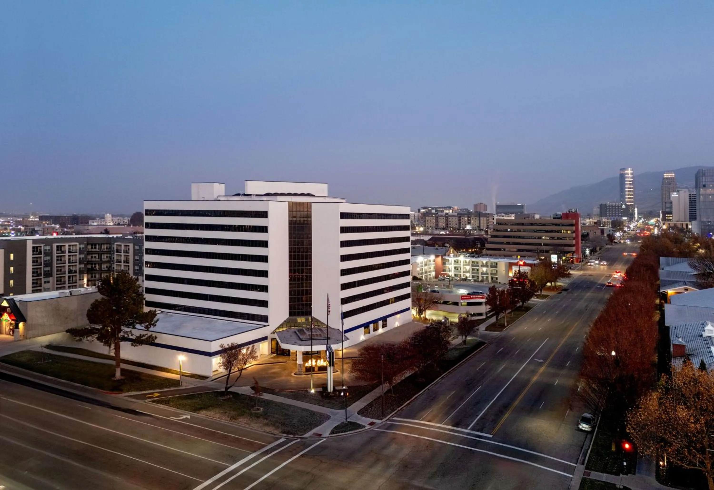 Property building in Doubletree Suites by Hilton Salt Lake City