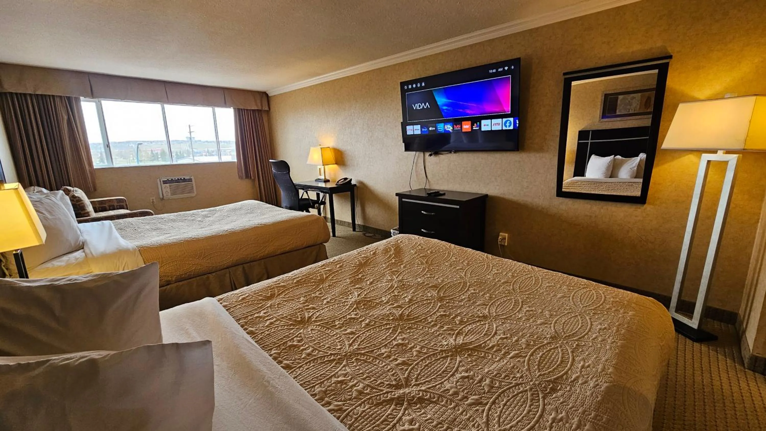 Bedroom, Bed in The George Dawson Inn & Conference Centre