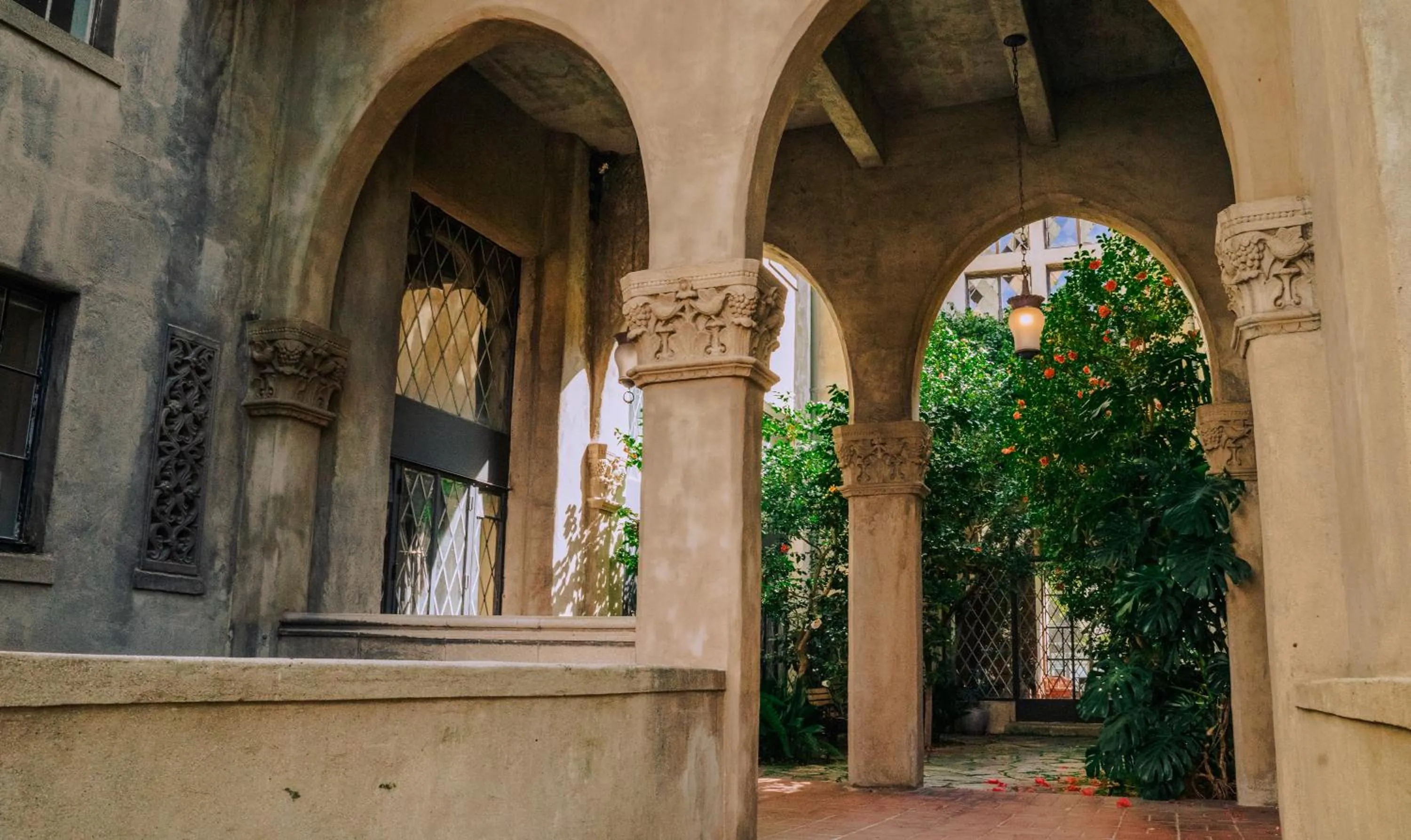 Inner courtyard view in Berkeley City Club Hotel
