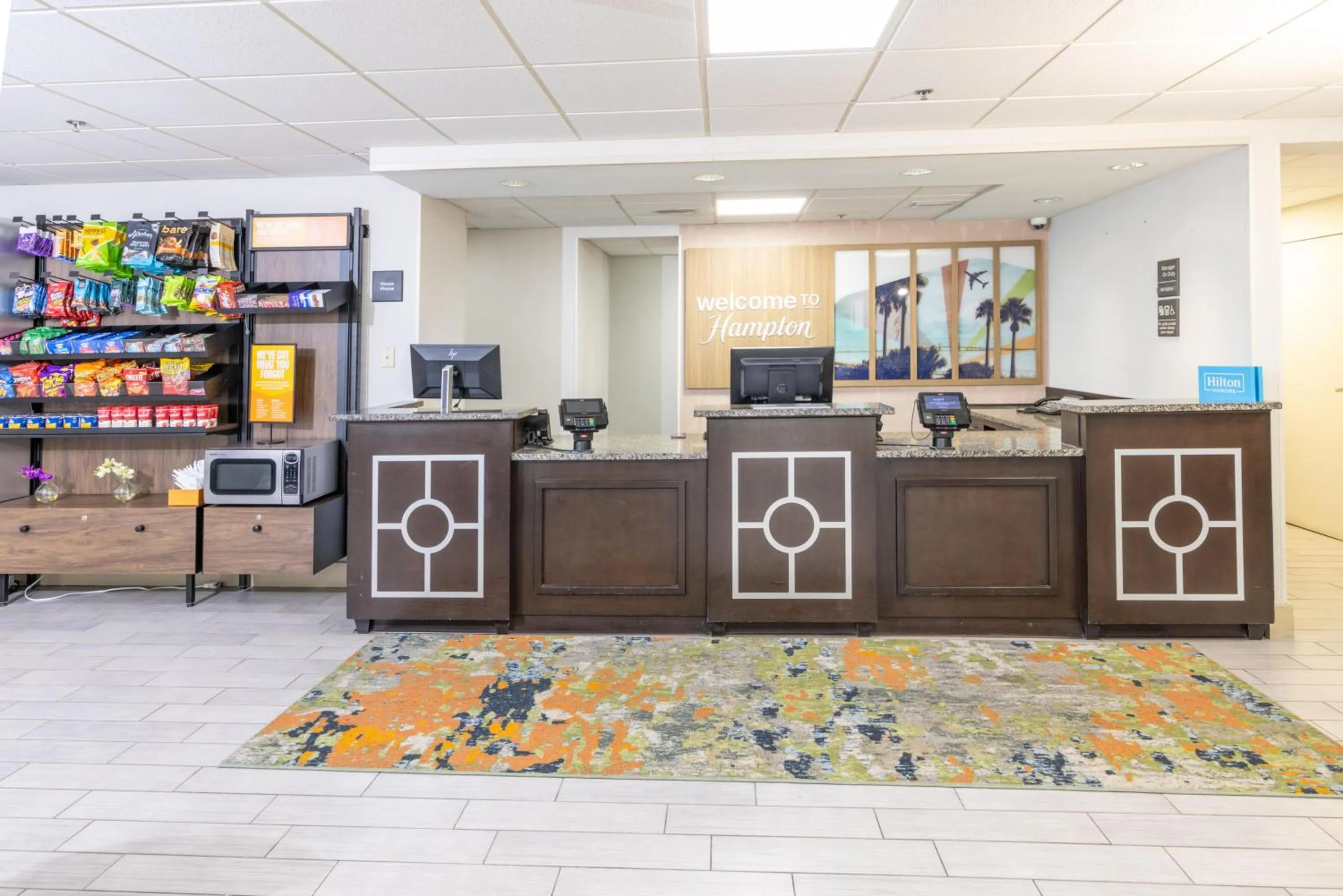 Lobby or reception in Hampton Inn Tampa International Airport/Westshore