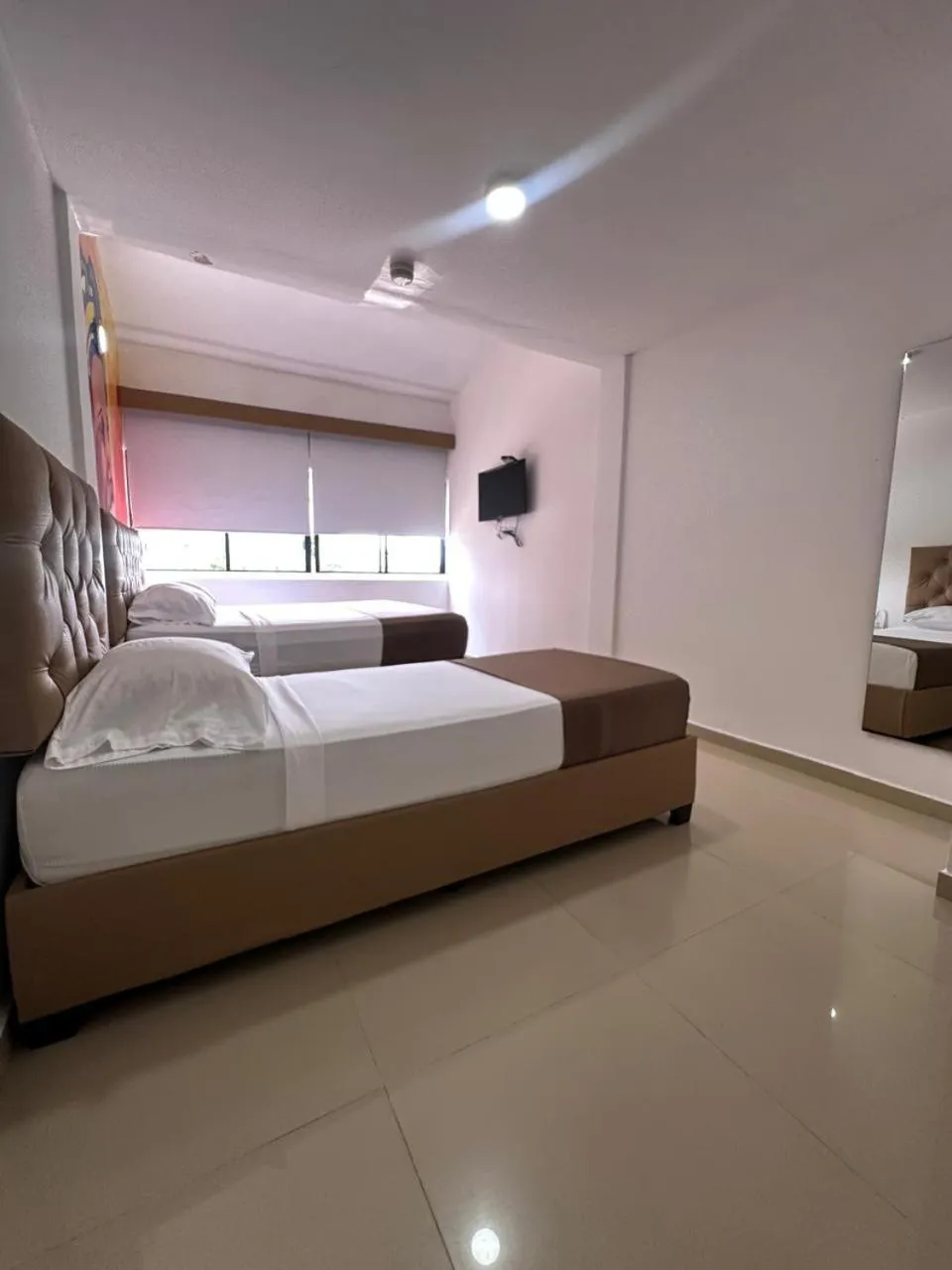 Bed in Hotel Hernández CTG