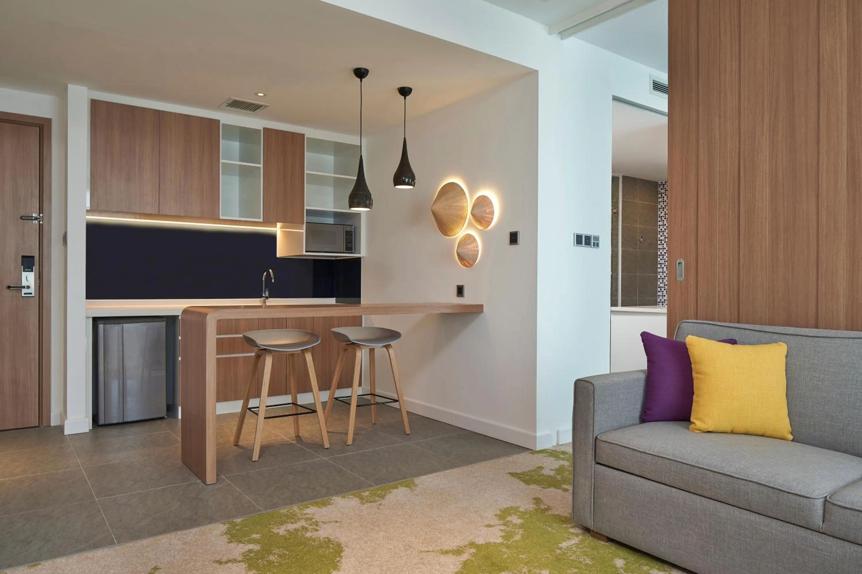 Kitchen or kitchenette in Holiday Inn & Suites Saigon Airport by IHG