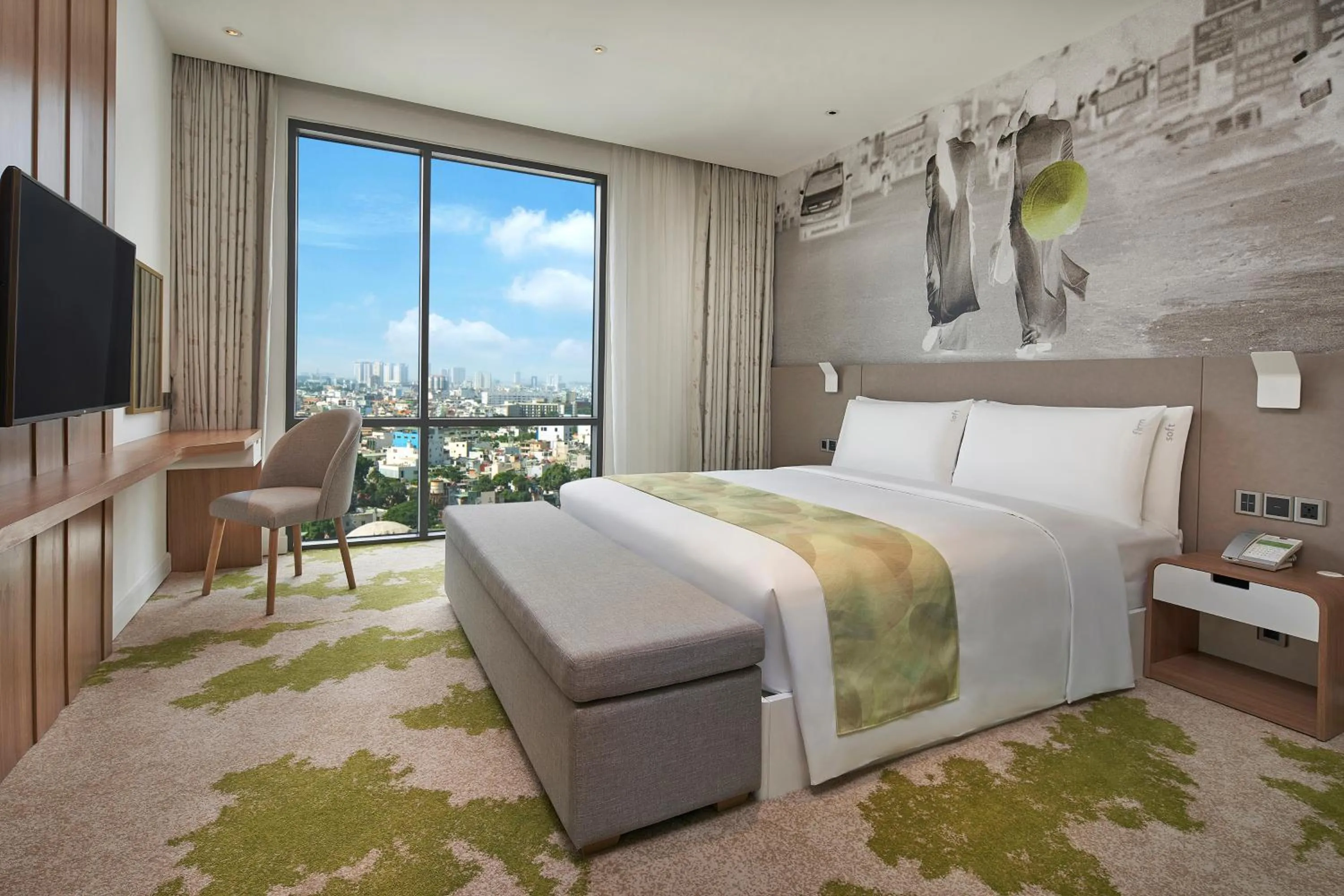 Photo of the whole room, Bed in Holiday Inn & Suites Saigon Airport by IHG
