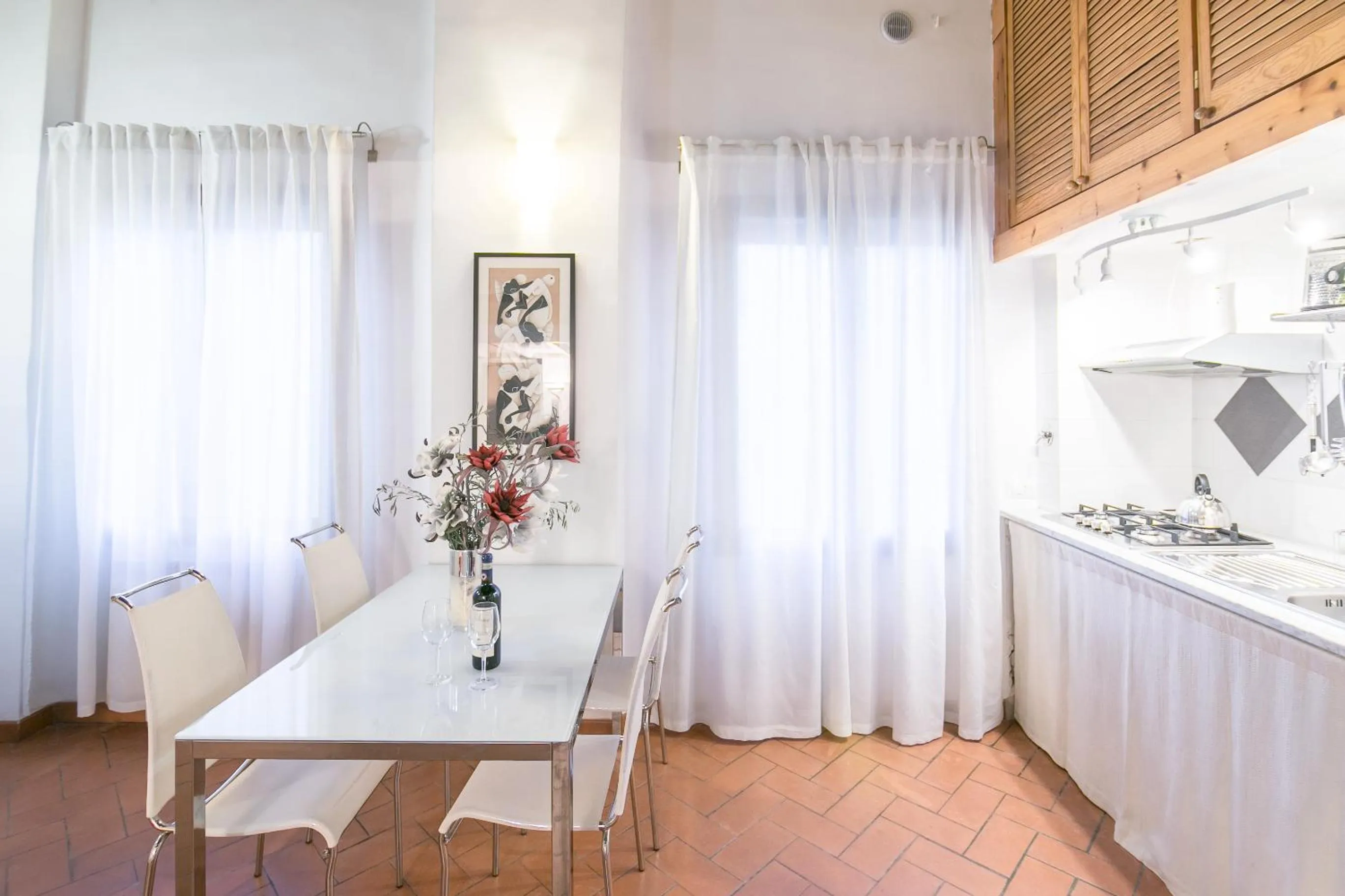 Kitchen or kitchenette in San Niccolò Loft by Mmega