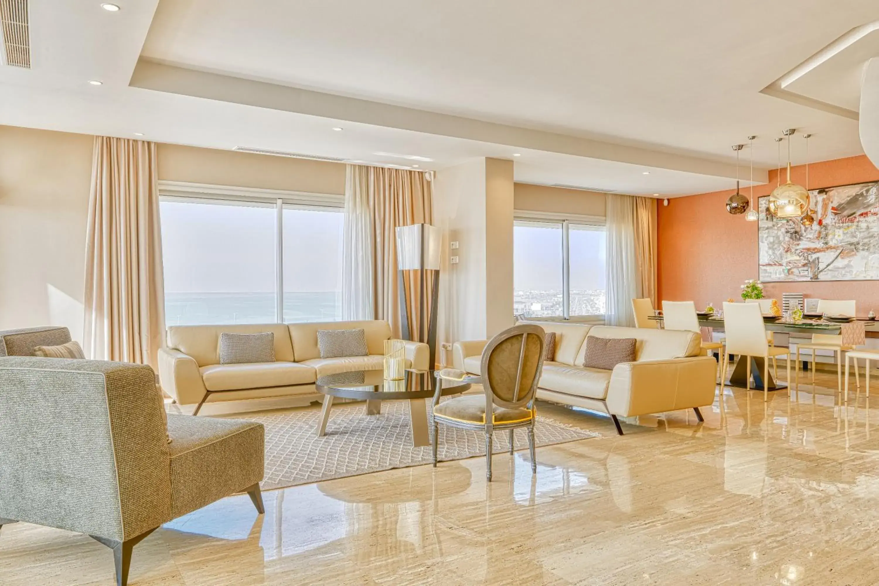 Living room in ADAM Hotel Suites Living room in ADAM Hotel Suites