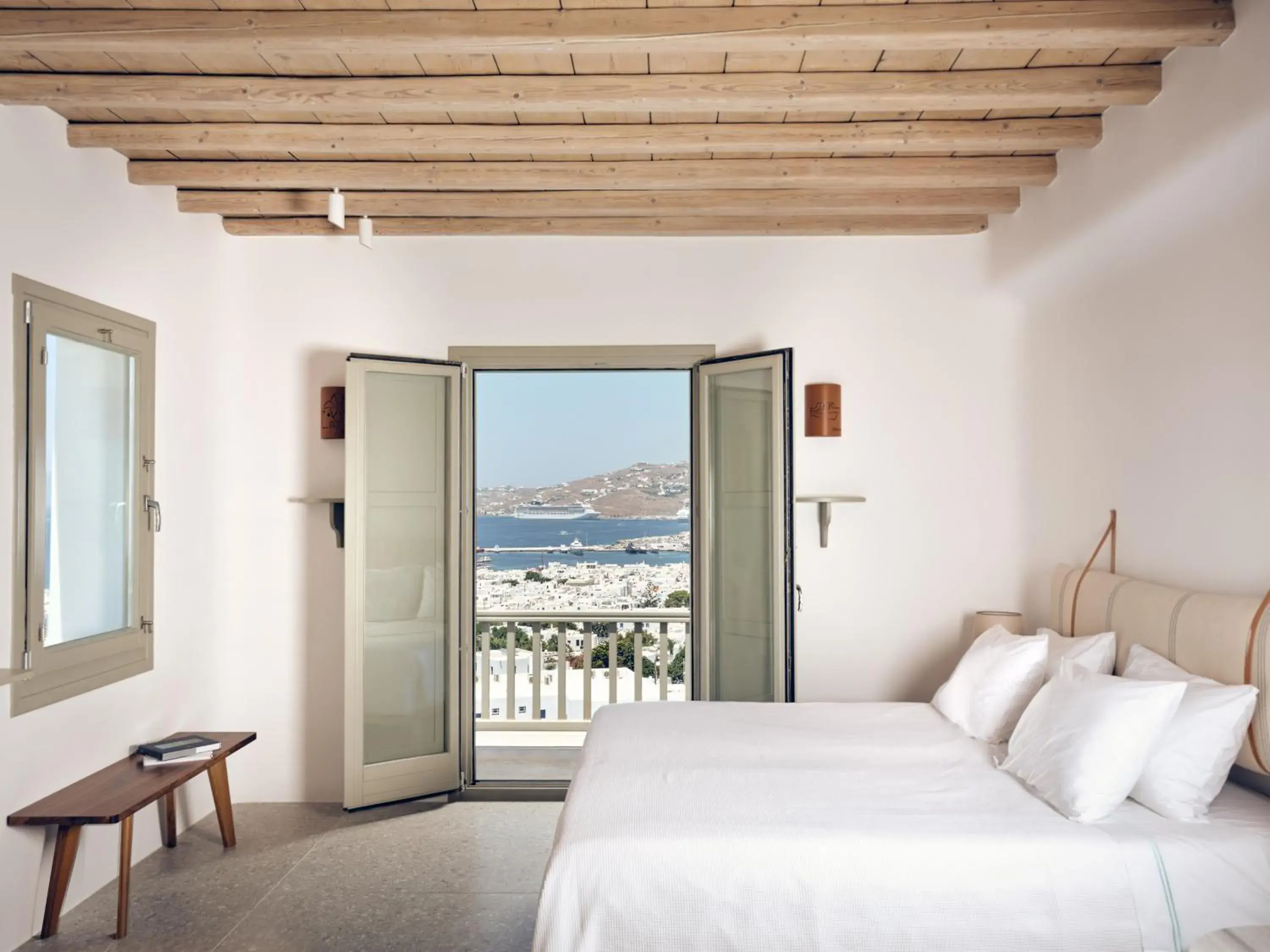 Hilltop Sea View Suite in Belvedere Mykonos - Hilltop Rooms & Suites - The Leading Hotels of the World Hilltop Sea View Suite in Belvedere Mykonos - Hilltop Rooms & Suites - The Leading Hotels of the World