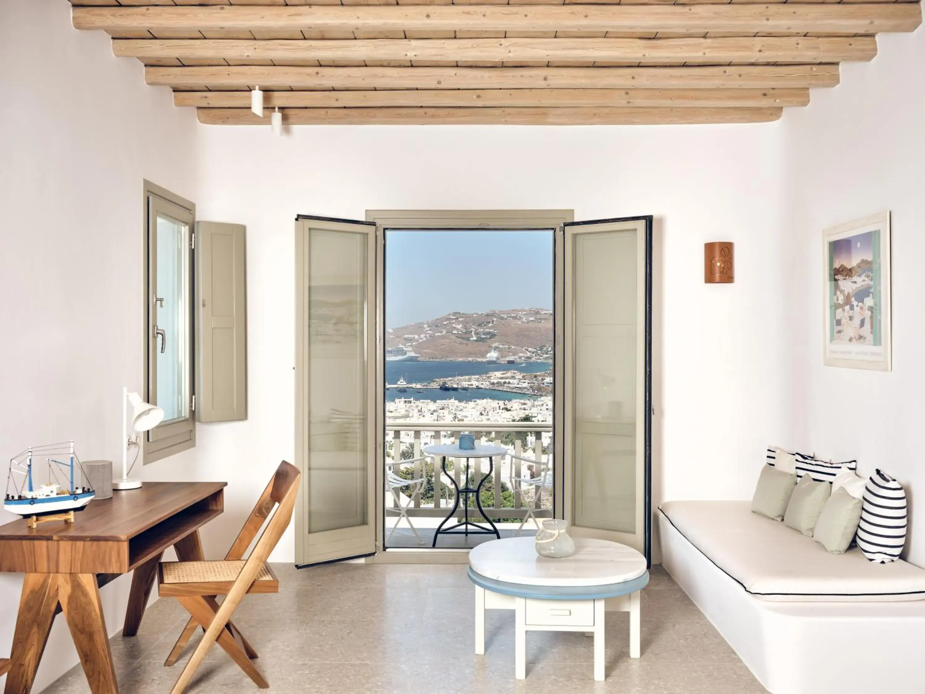 Hilltop Sea View Suite in Belvedere Mykonos - Hilltop Rooms & Suites - The Leading Hotels of the World Hilltop Sea View Suite in Belvedere Mykonos - Hilltop Rooms & Suites - The Leading Hotels of the World