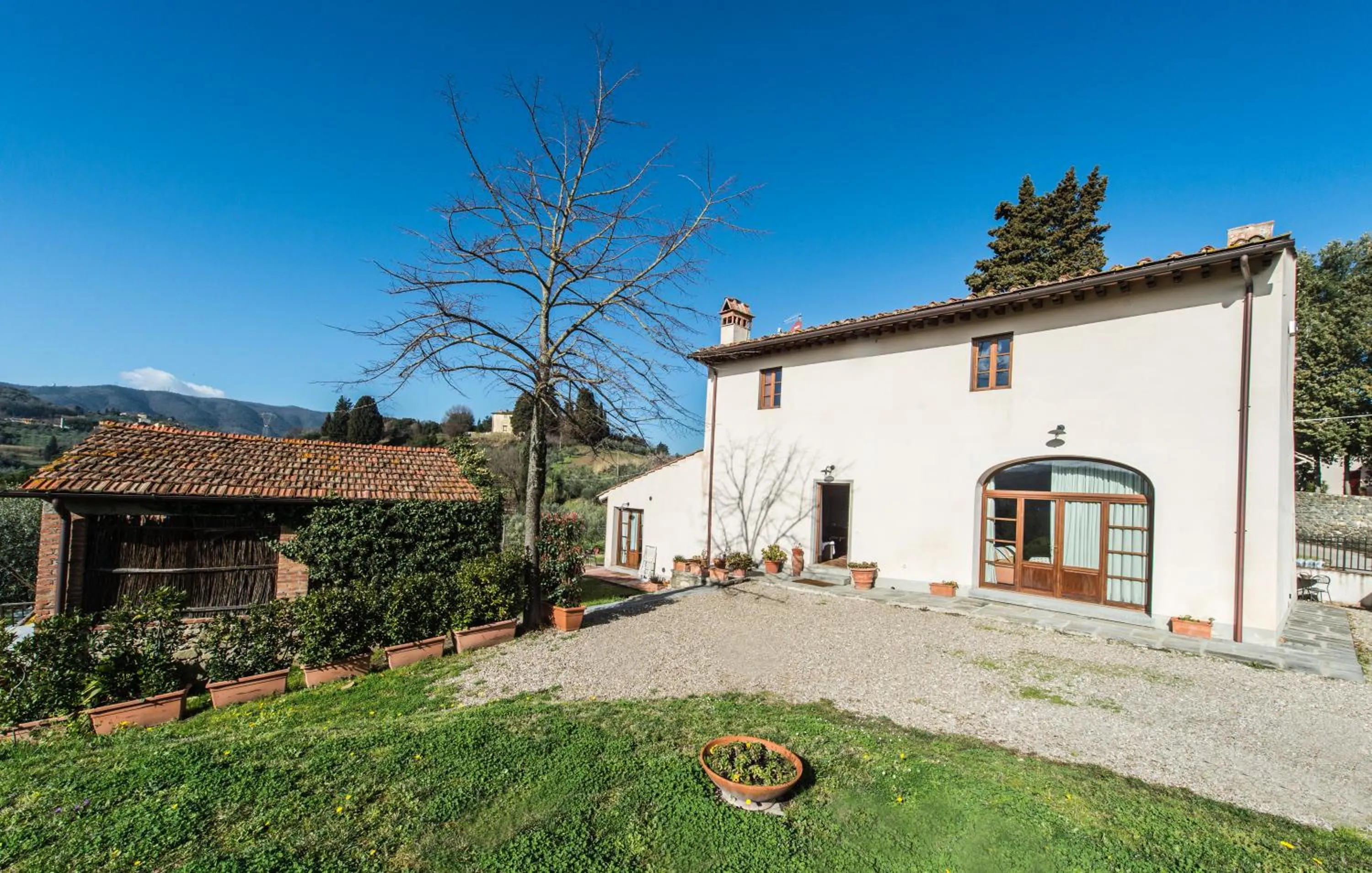 Facade/entrance in podere Sanlorenzo