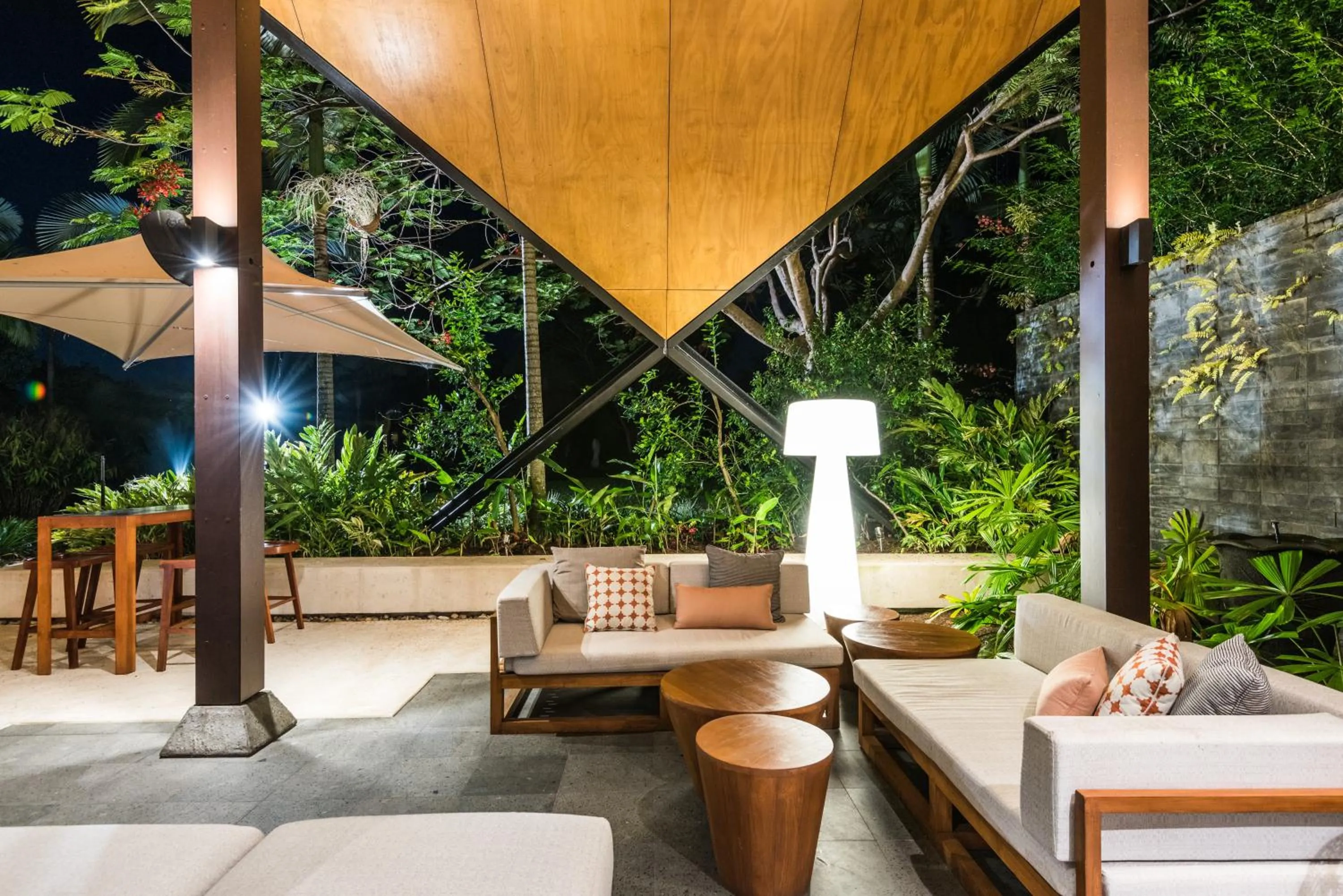 Garden in Niramaya Villas and Spa