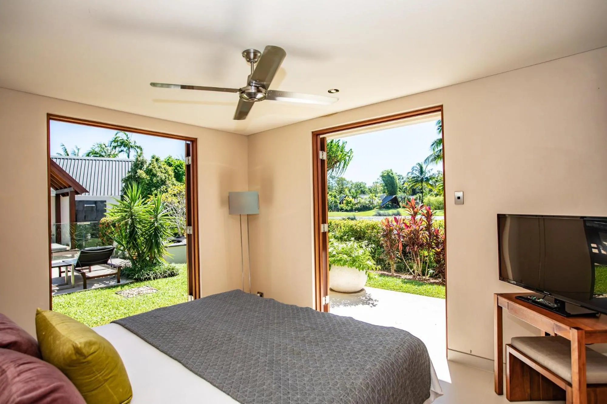 Bedroom in Niramaya Villas and Spa