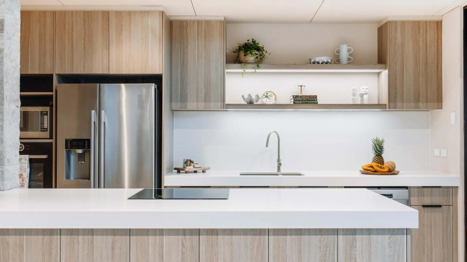 Kitchen or kitchenette in Niramaya Villas and Spa