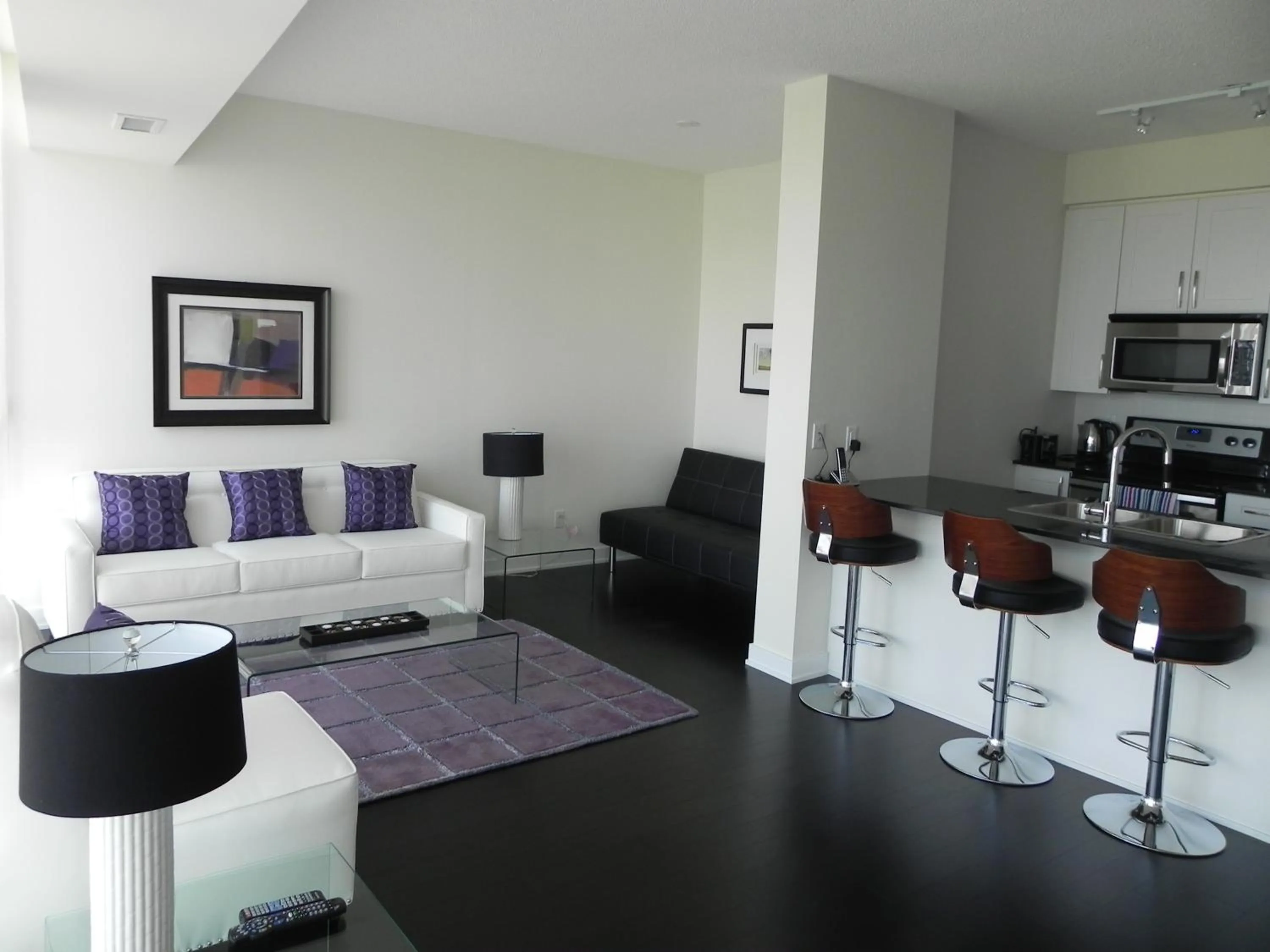 Living room in Pathway Suites