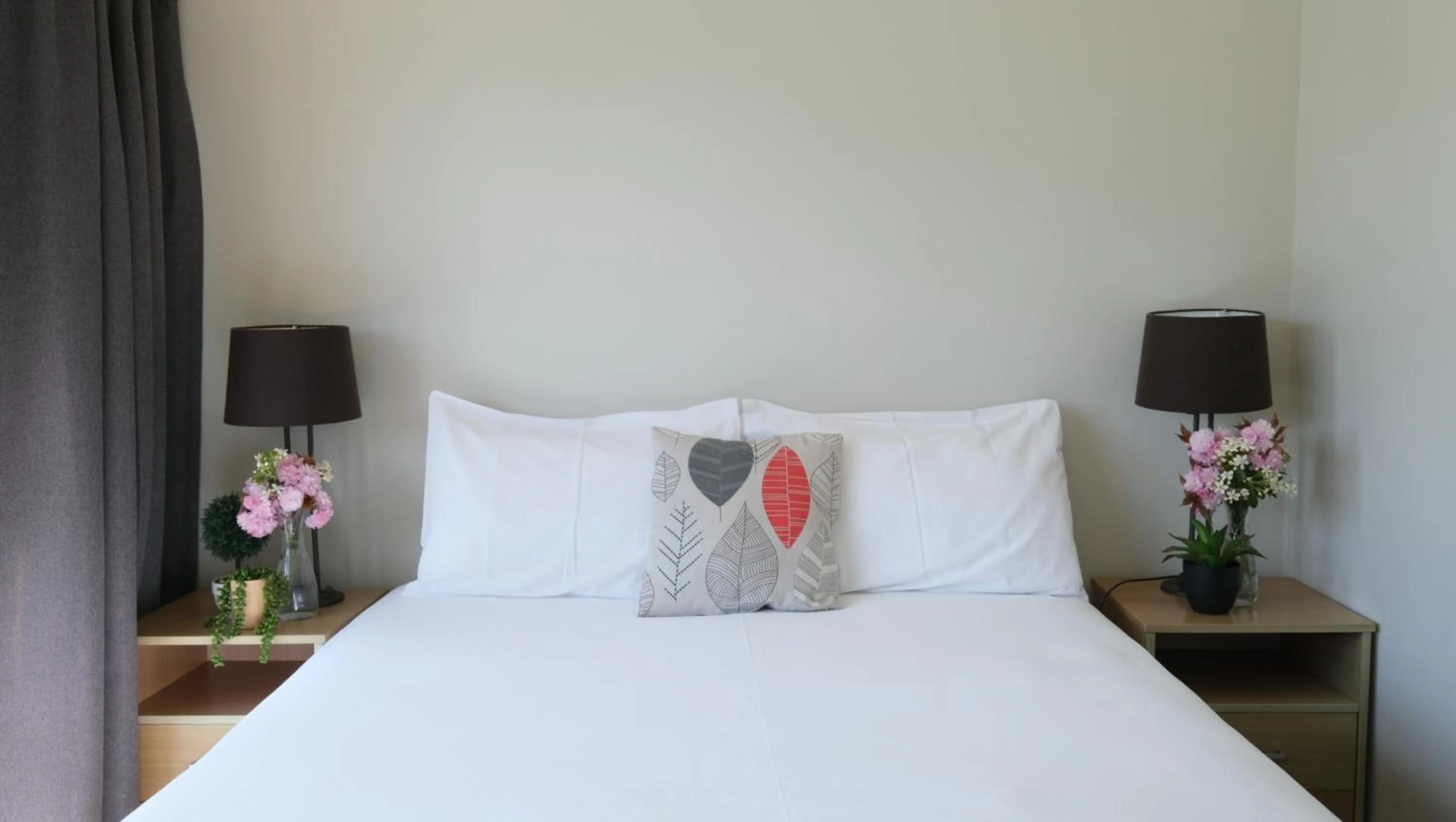 Bed in The Garden Hotel