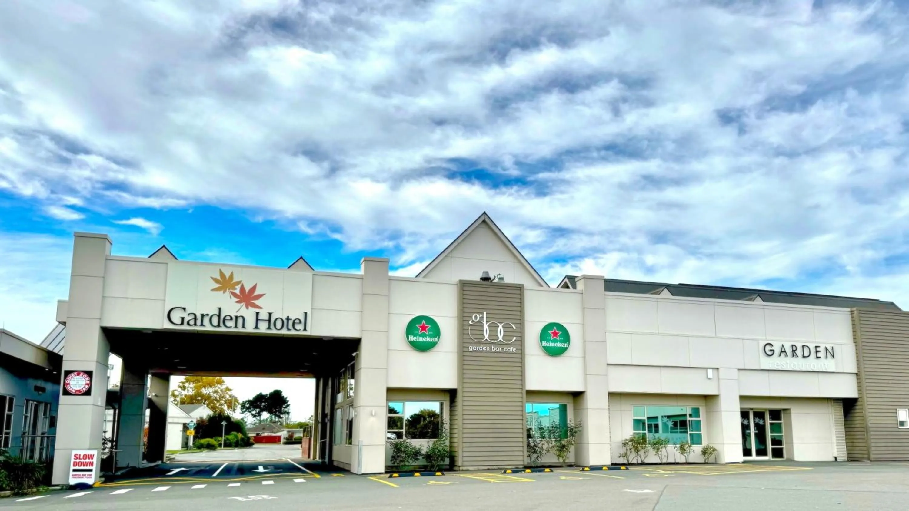 Property building in The Garden Hotel