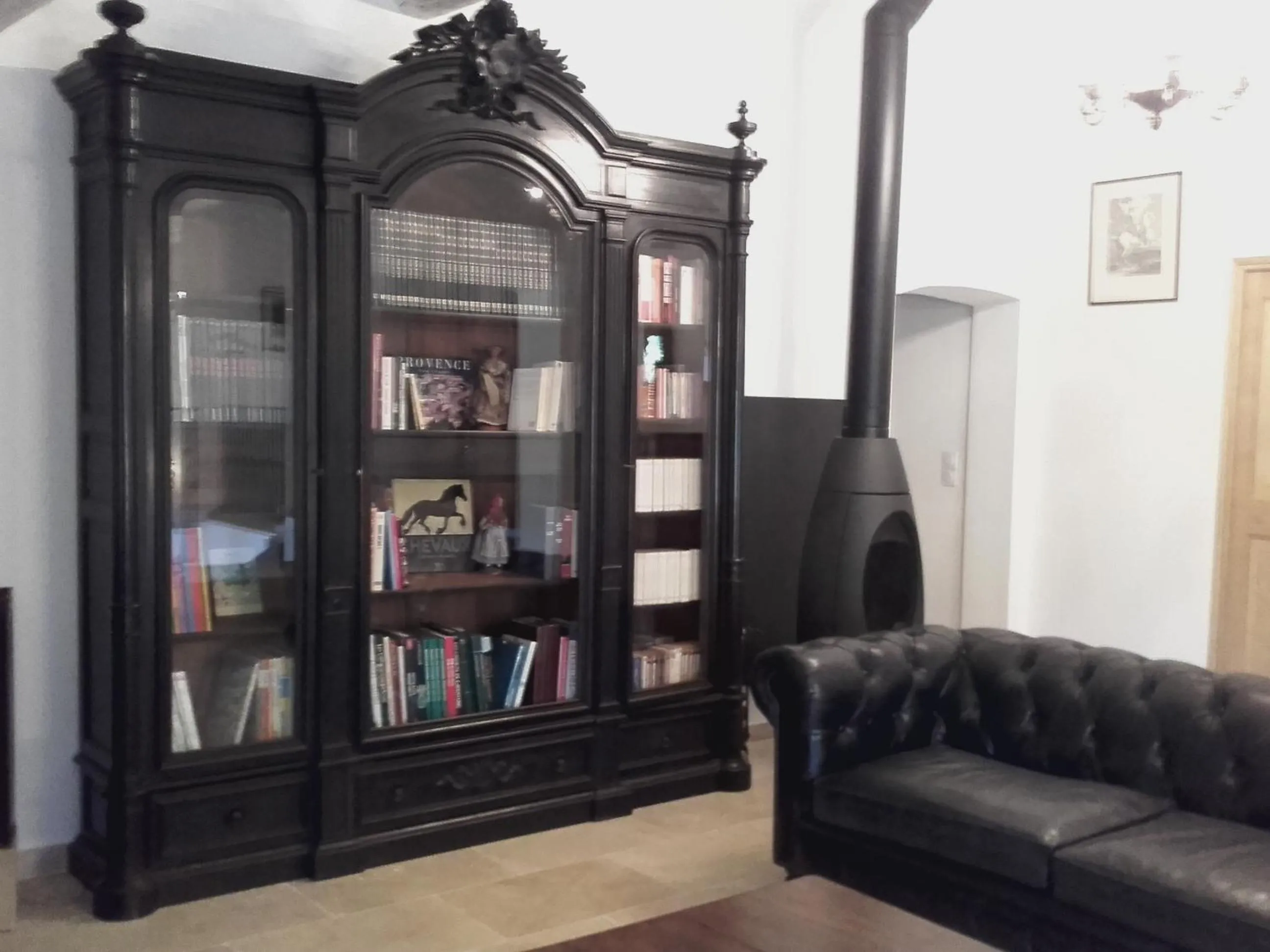 Library in La Bastide de l'Oliveraie