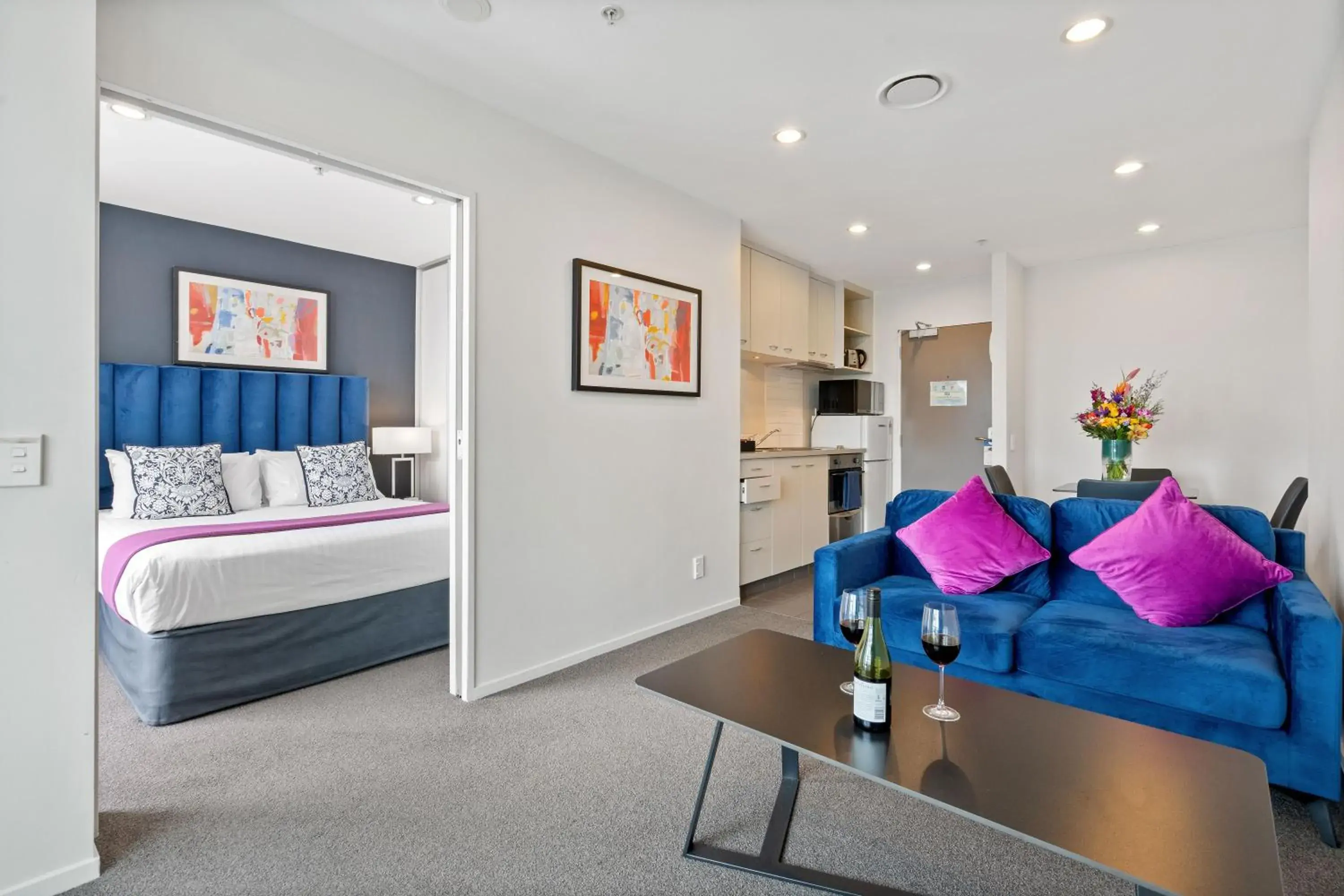Bedroom, Bed in Proximity Apartments Manukau / Auckland Airport Bedroom, Bed in Proximity Apartments Manukau / Auckland Airport