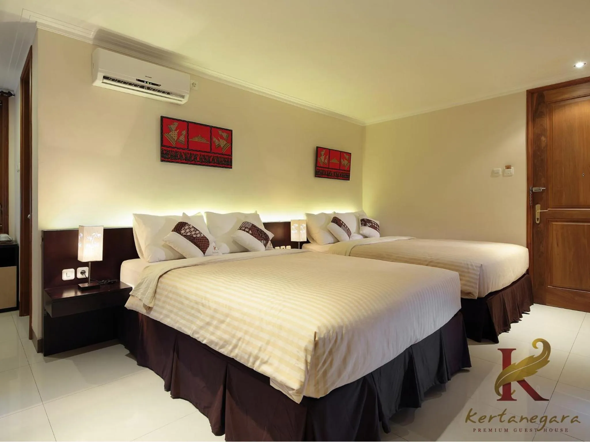 Bed in Kertanegara Premium Guest House