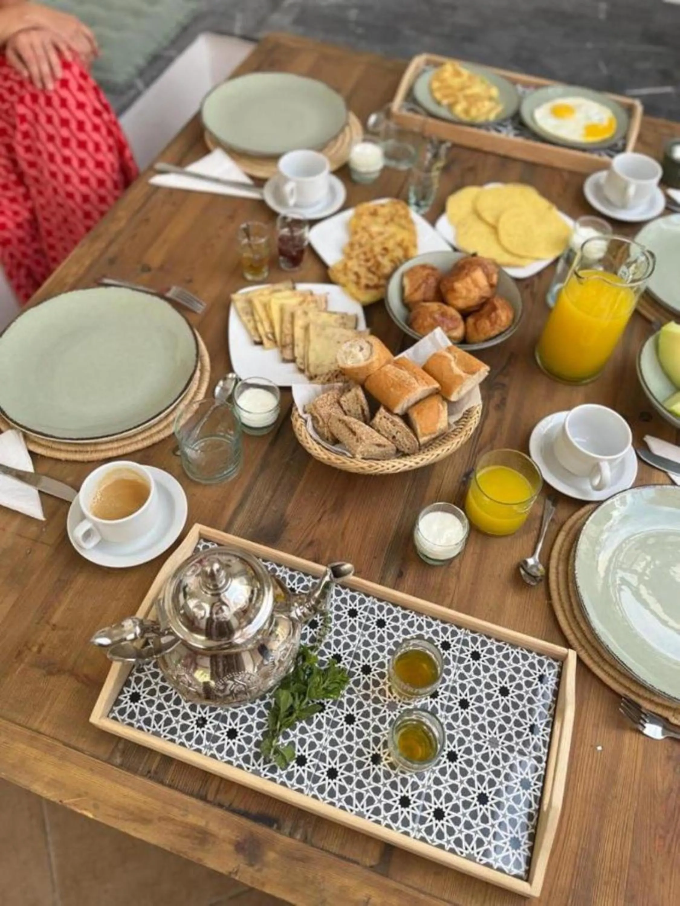 Breakfast in Riad M17 - Hammam & Spa