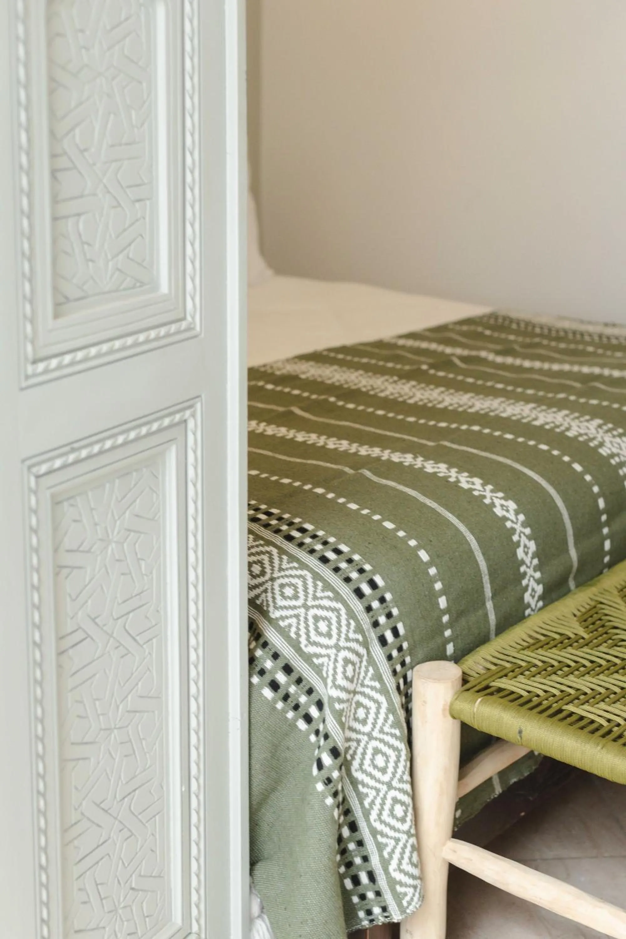 Decorative detail, Bed in Riad M17 - Hammam & Spa