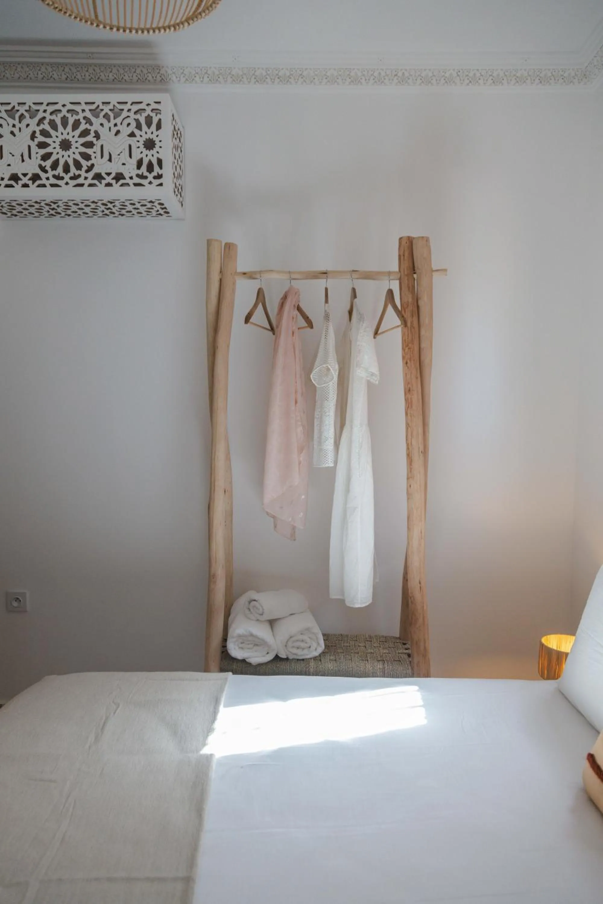 Decorative detail, Bed in Riad M17 - Hammam & Spa