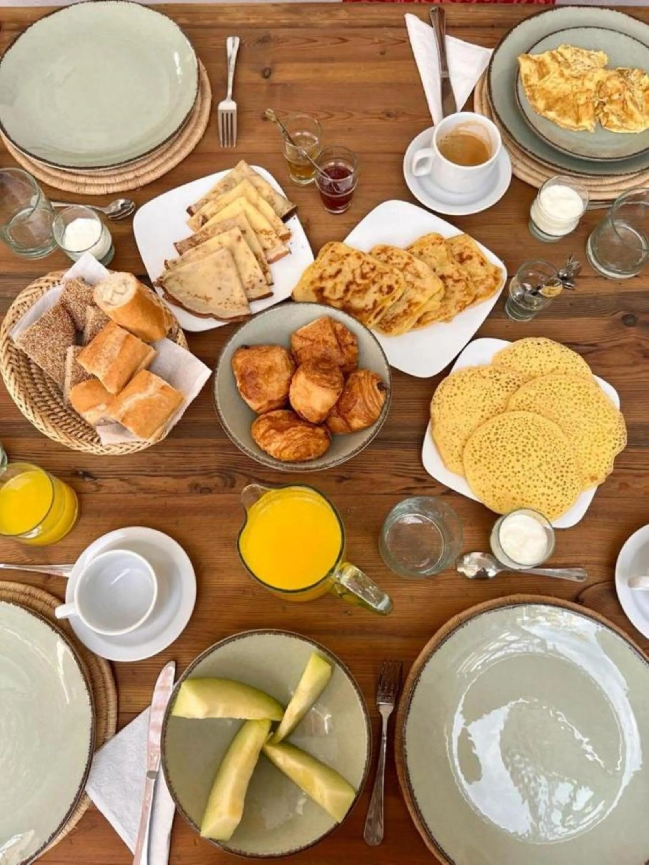 Breakfast in Riad M17 - Hammam & Spa