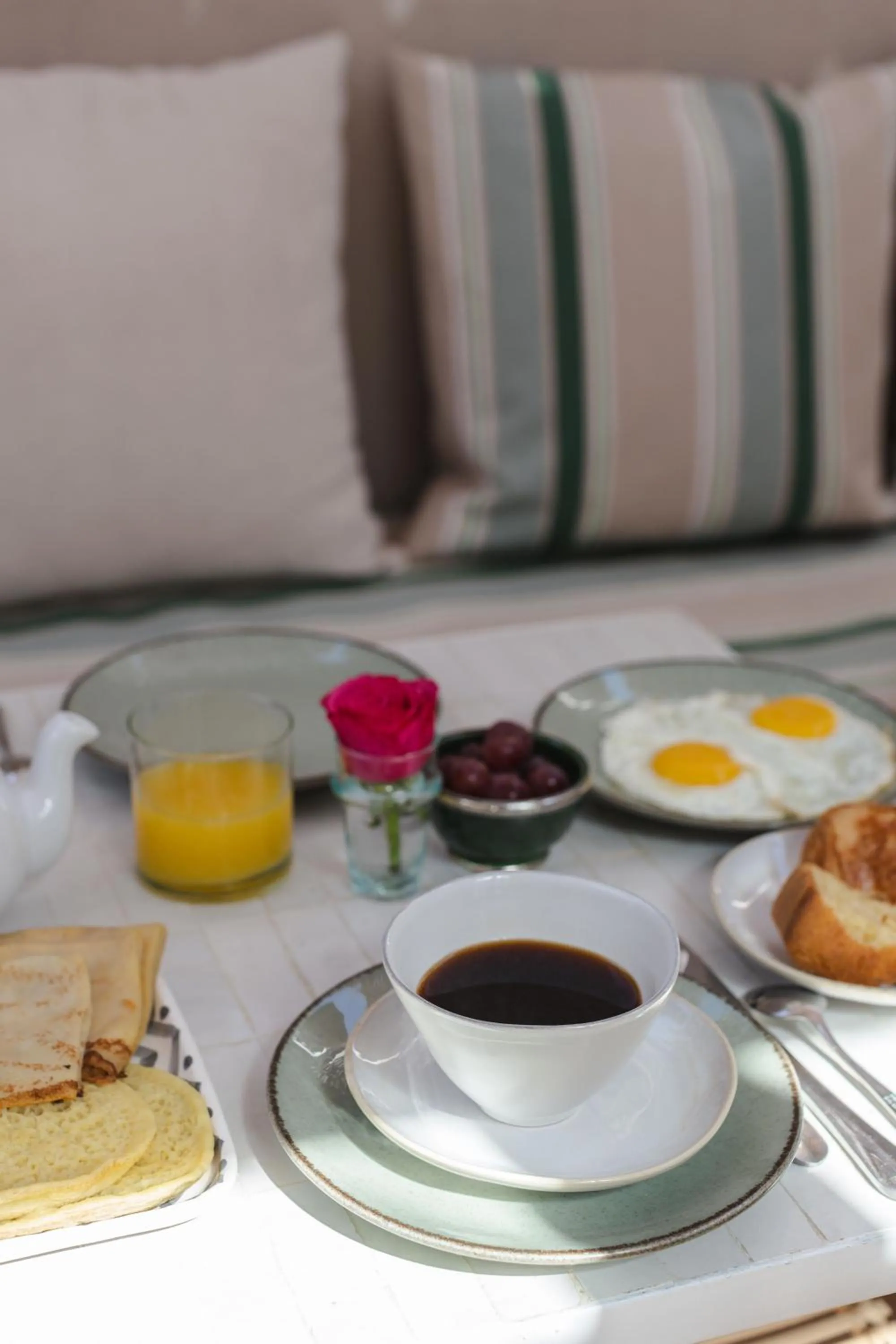 Breakfast in Riad M17 - Hammam & Spa