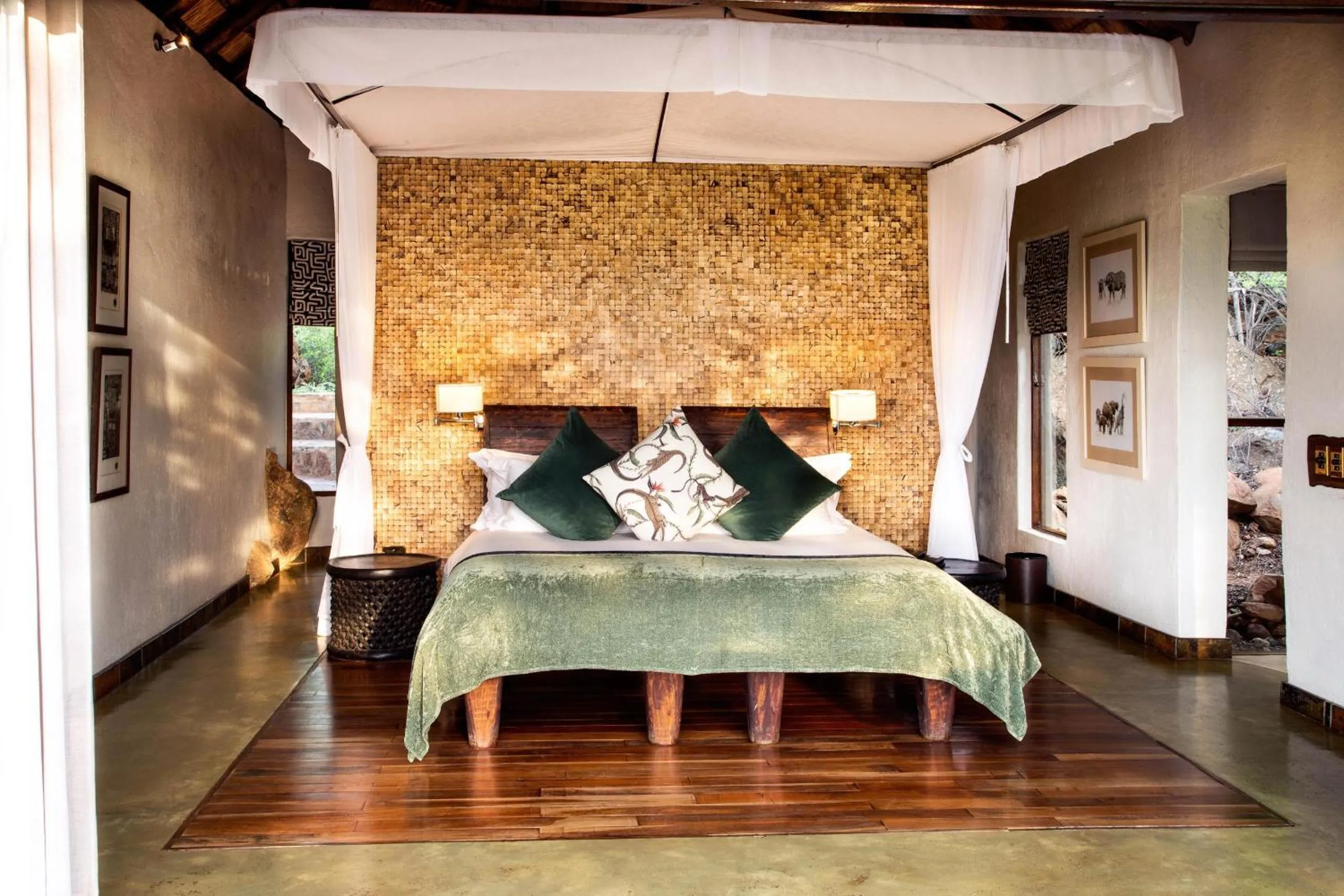 Bed in Madikwe Hills Private Game Lodge