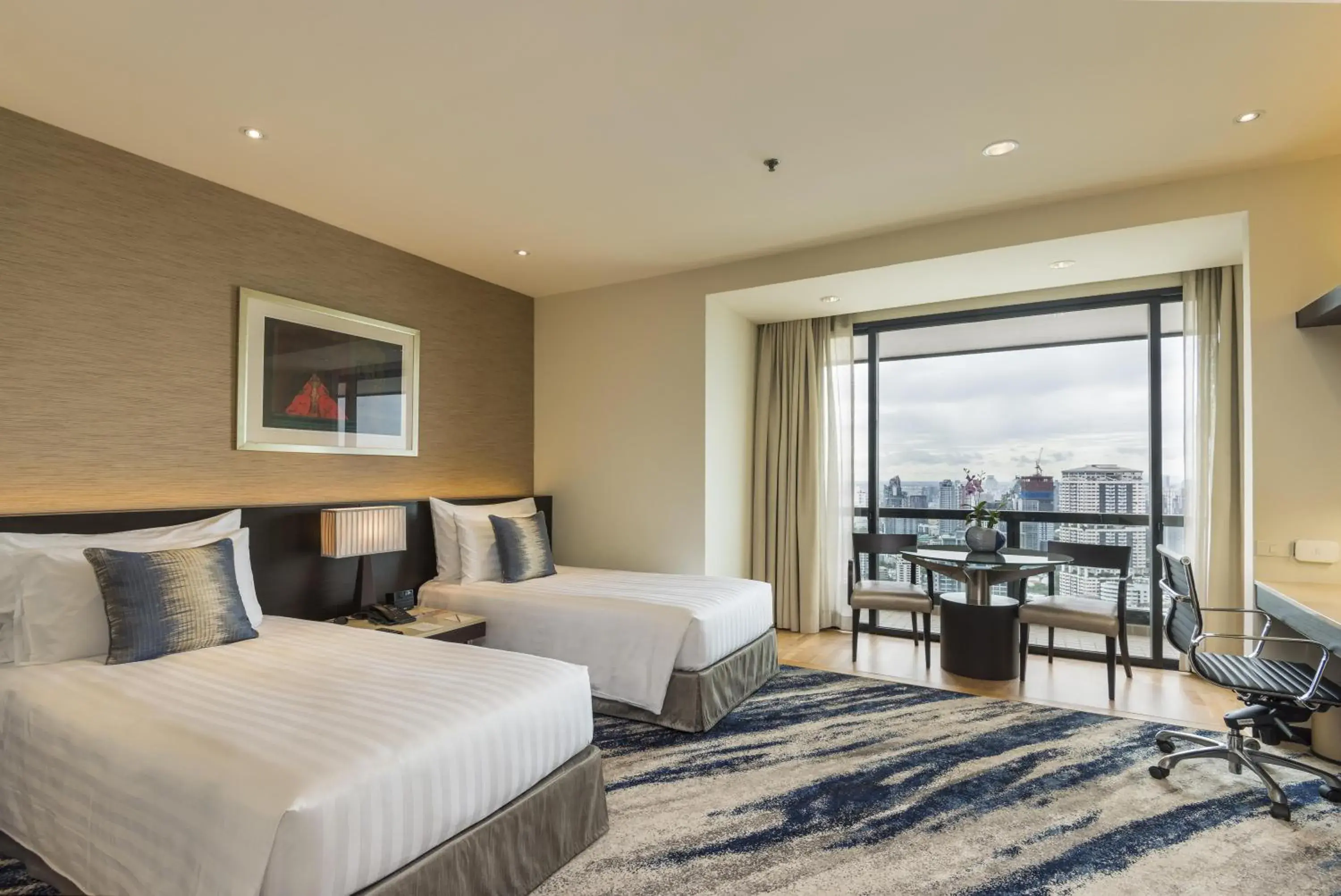 Executive Deluxe Twin Room in Emporium Suites by Chatrium Executive Deluxe Twin Room in Emporium Suites by Chatrium