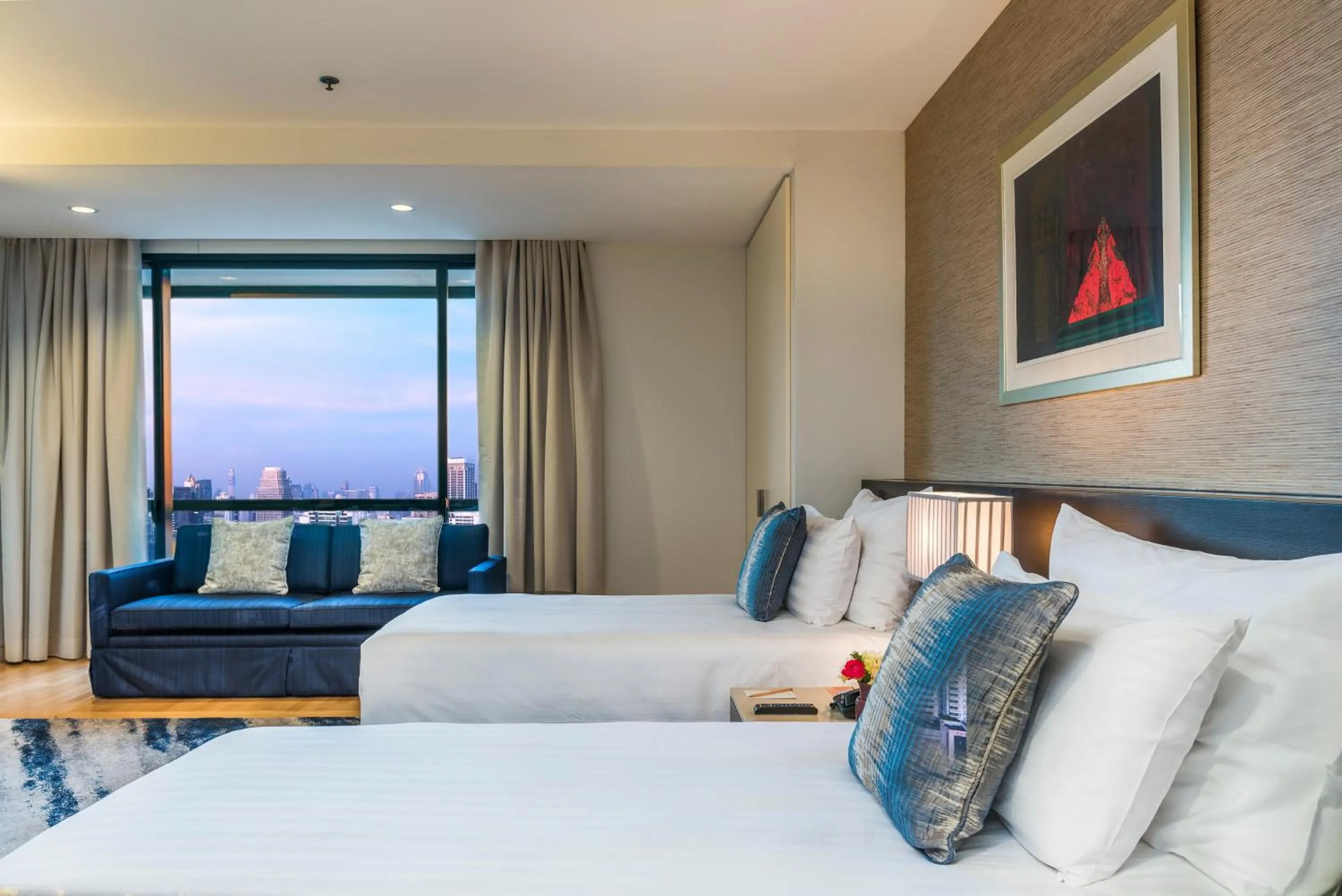 Bed in Emporium Suites by Chatrium