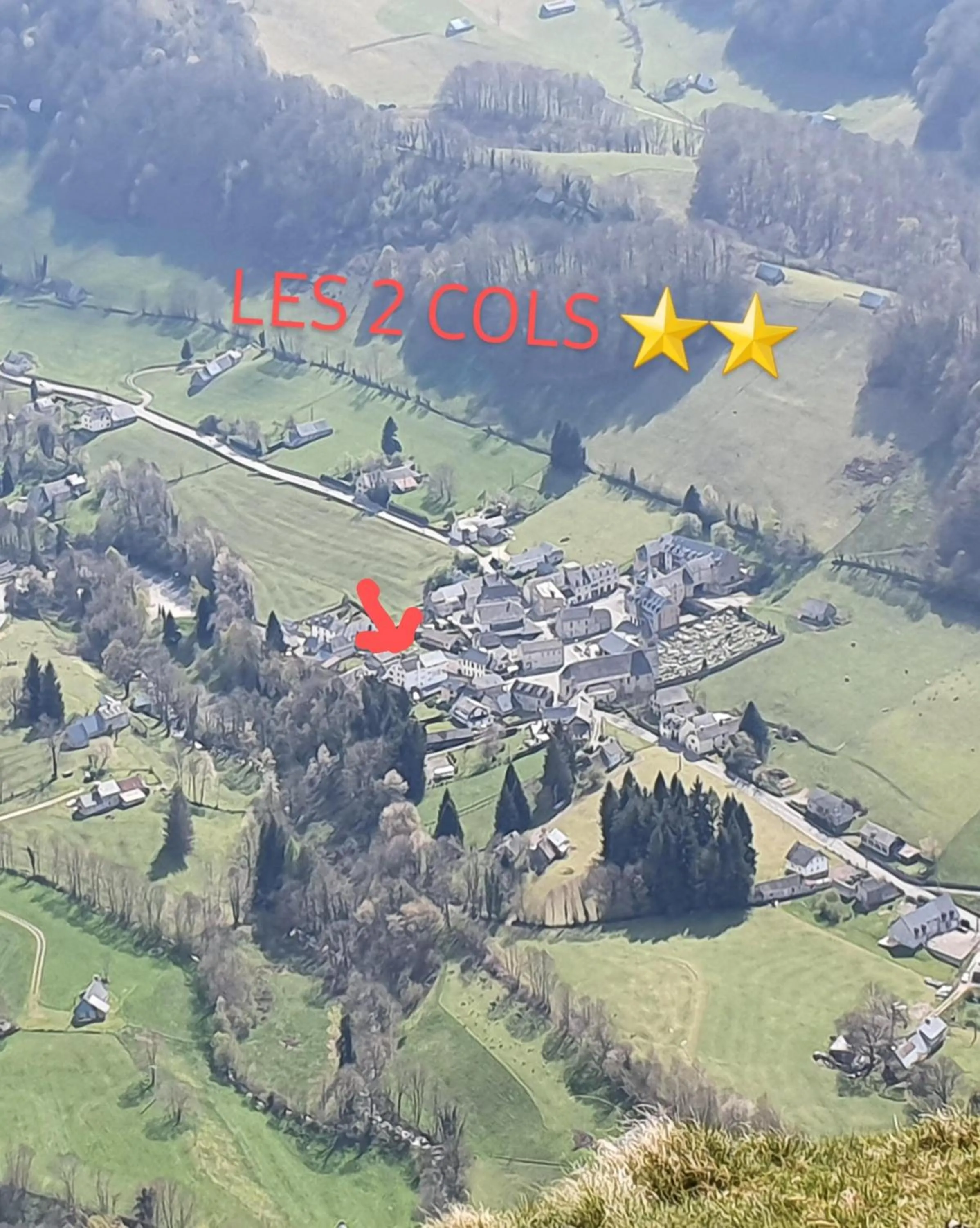 Natural landscape in Hôtel les Deux Cols