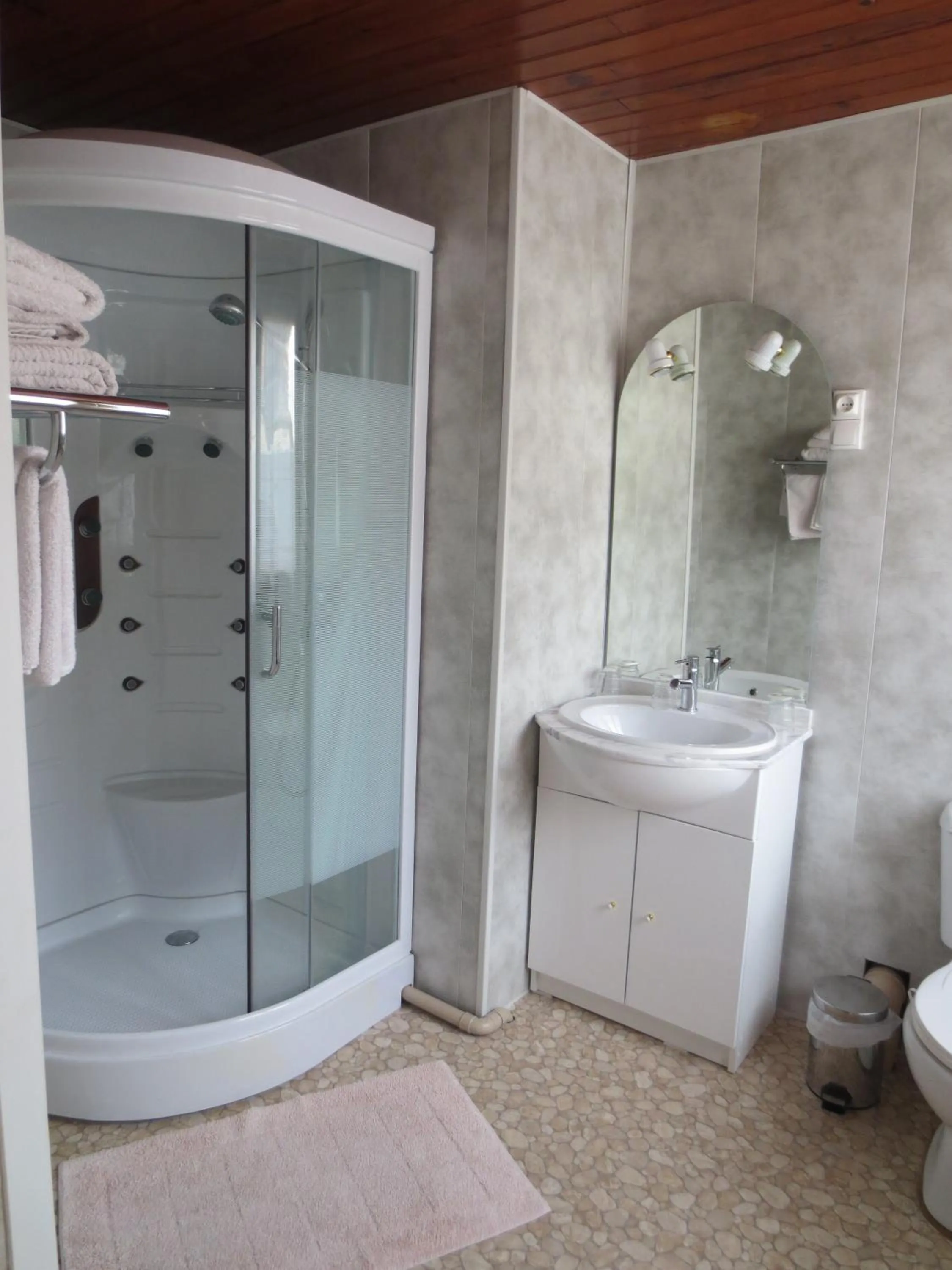 Shower in Hôtel les Deux Cols