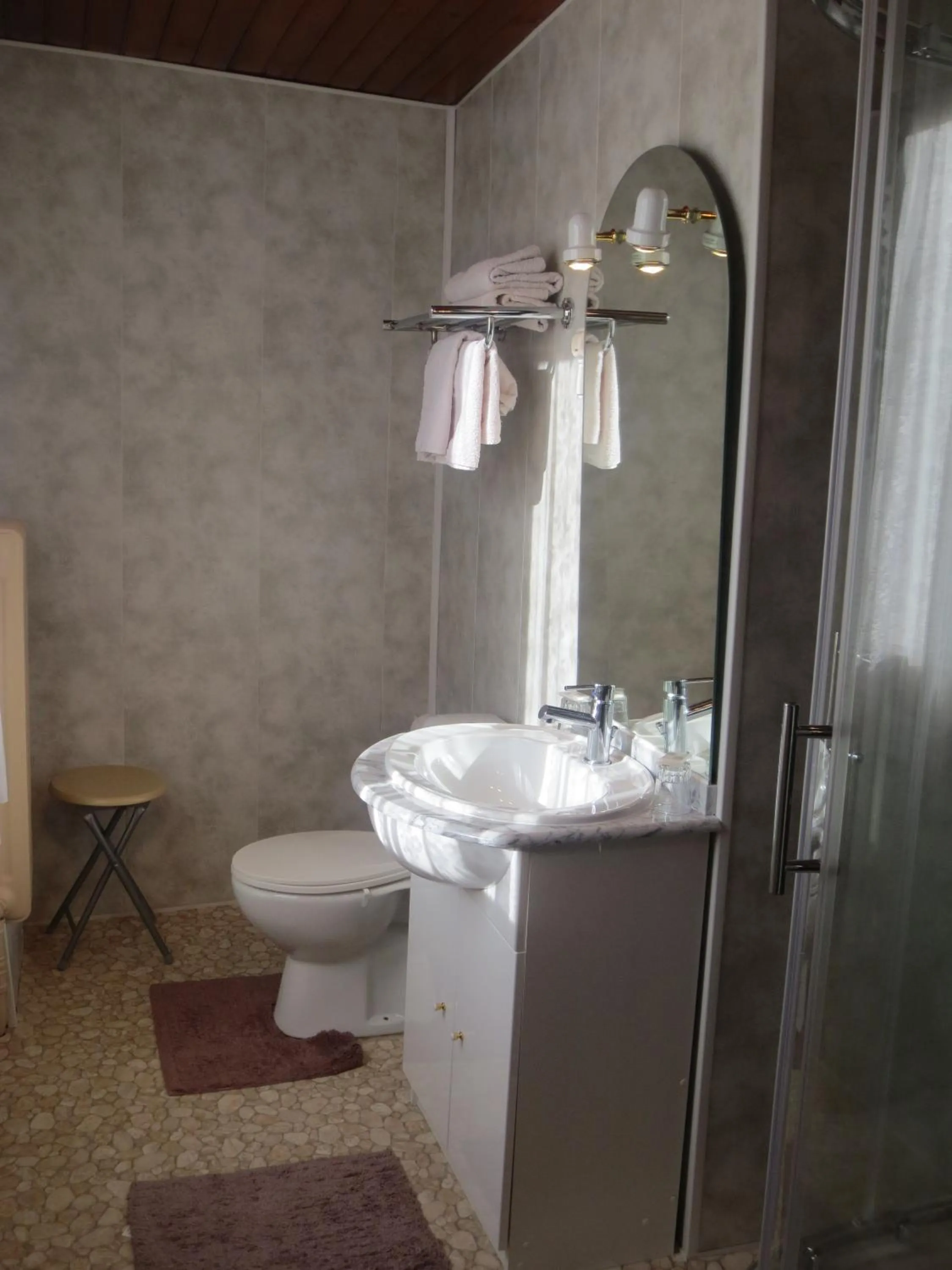 Shower in Hôtel les Deux Cols