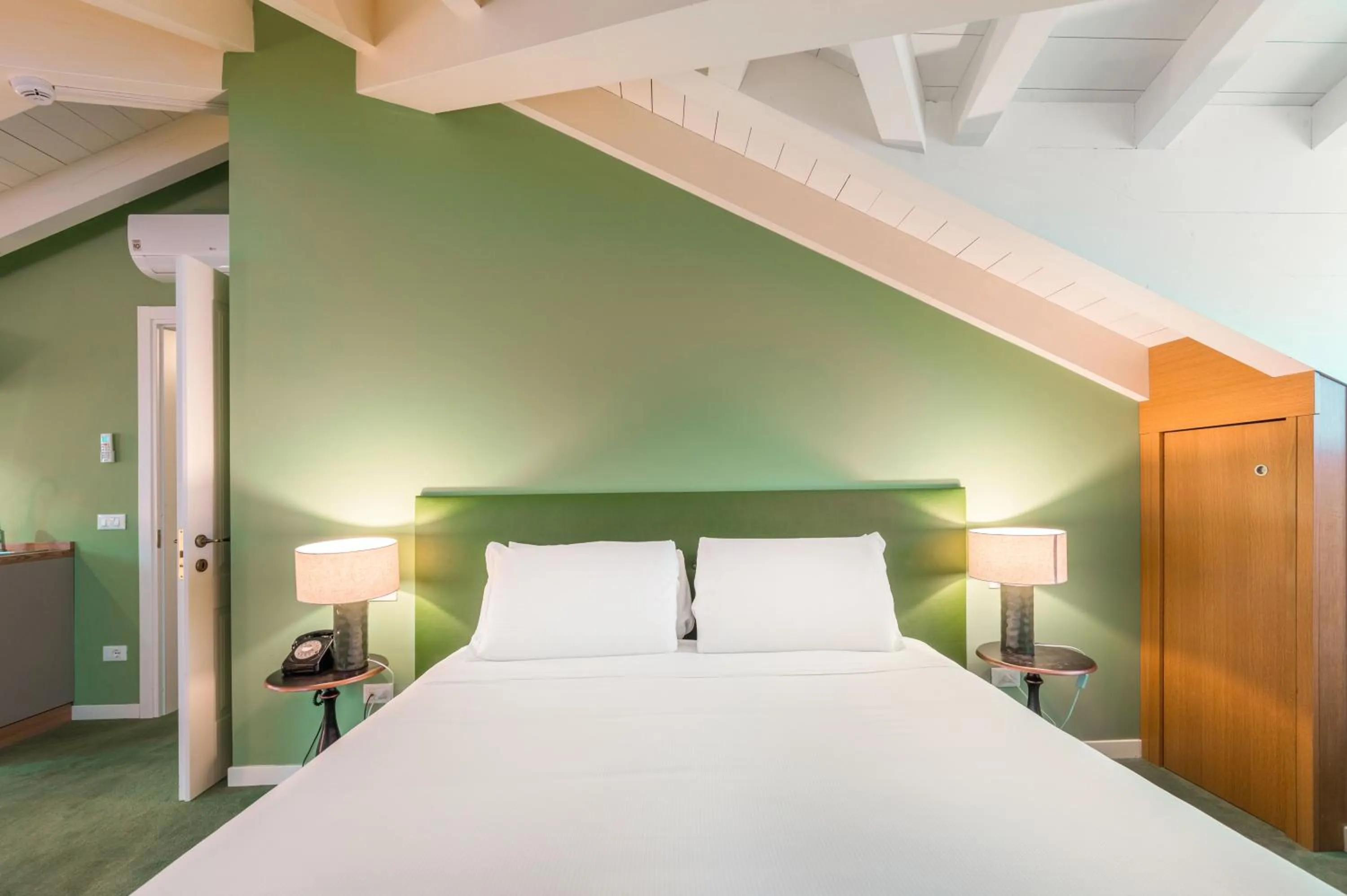 Bed in Antica Locanda Leonardo