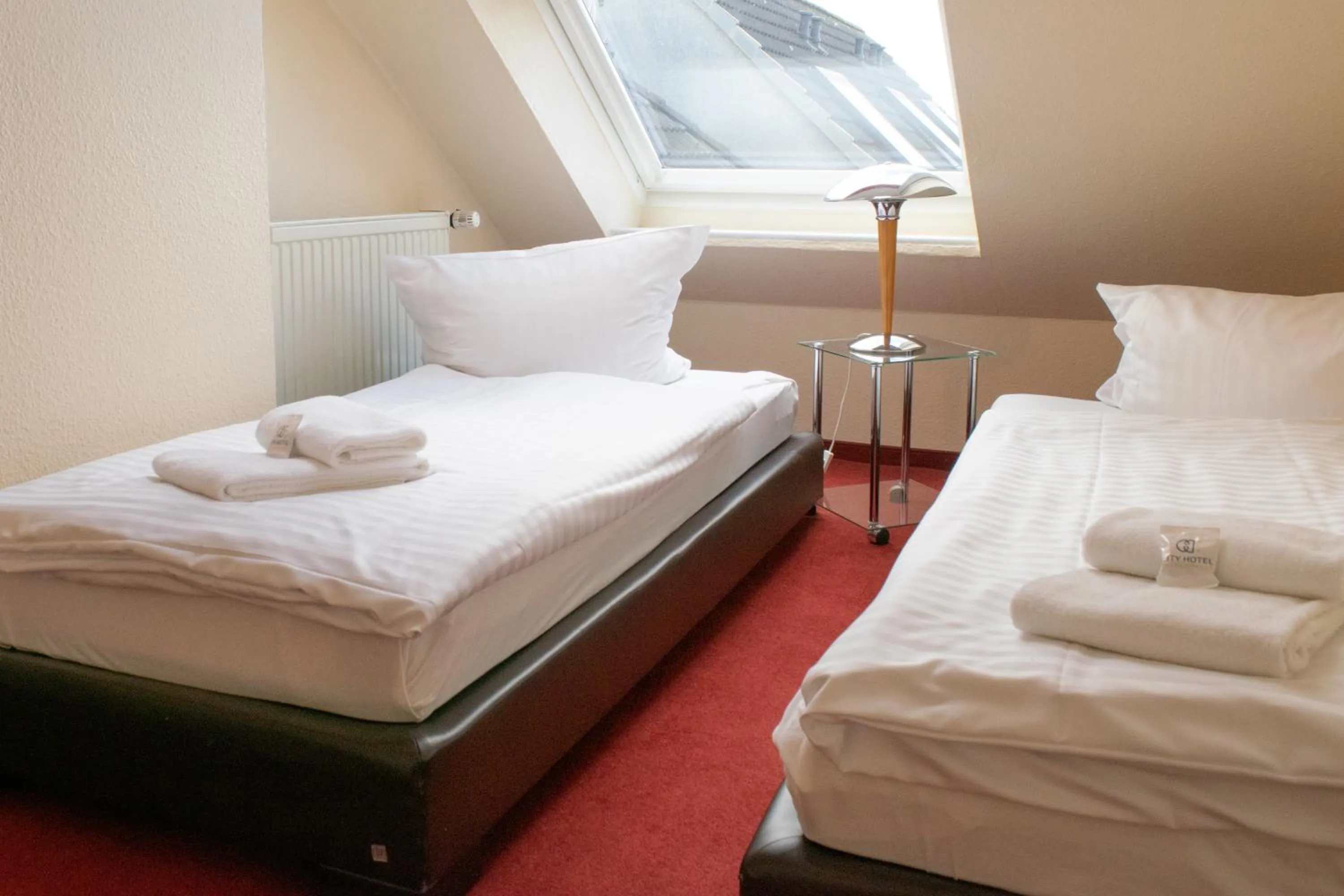 Bed in Ferienwohnung Geestemuende