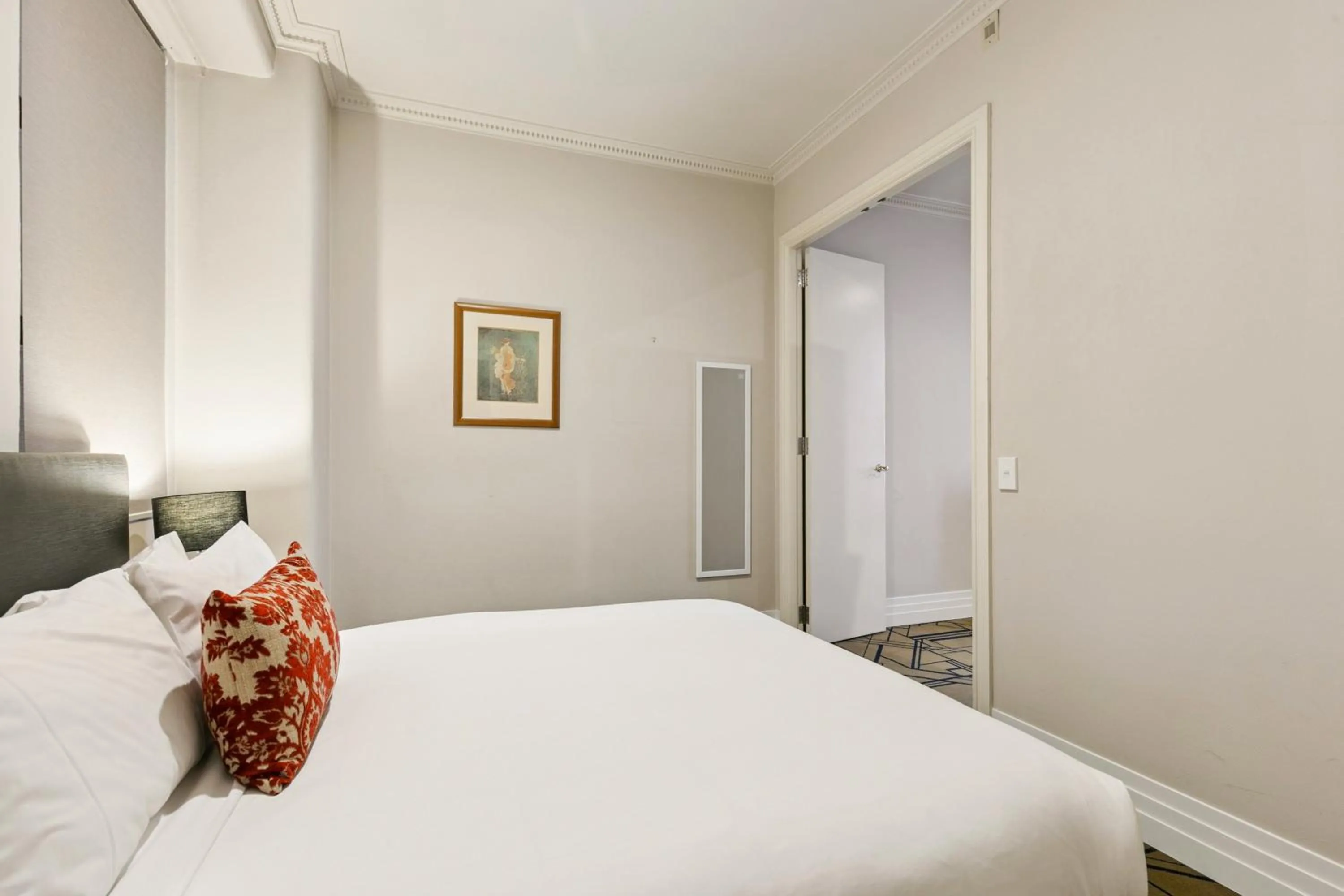 Bed in Quest Wellington