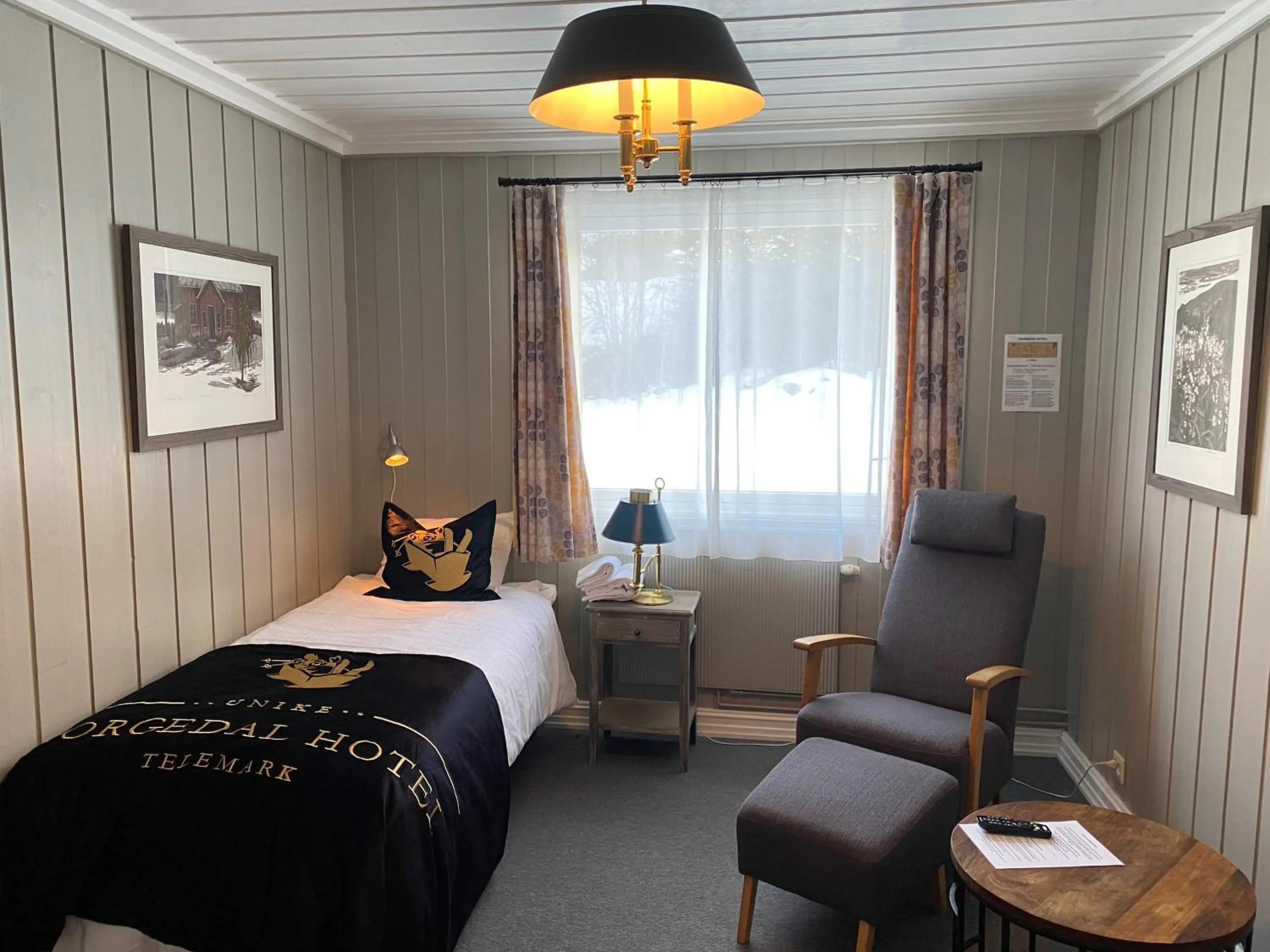 Bedroom, Bed in Morgedal Hotel Spa & Resort - Unike Hoteller