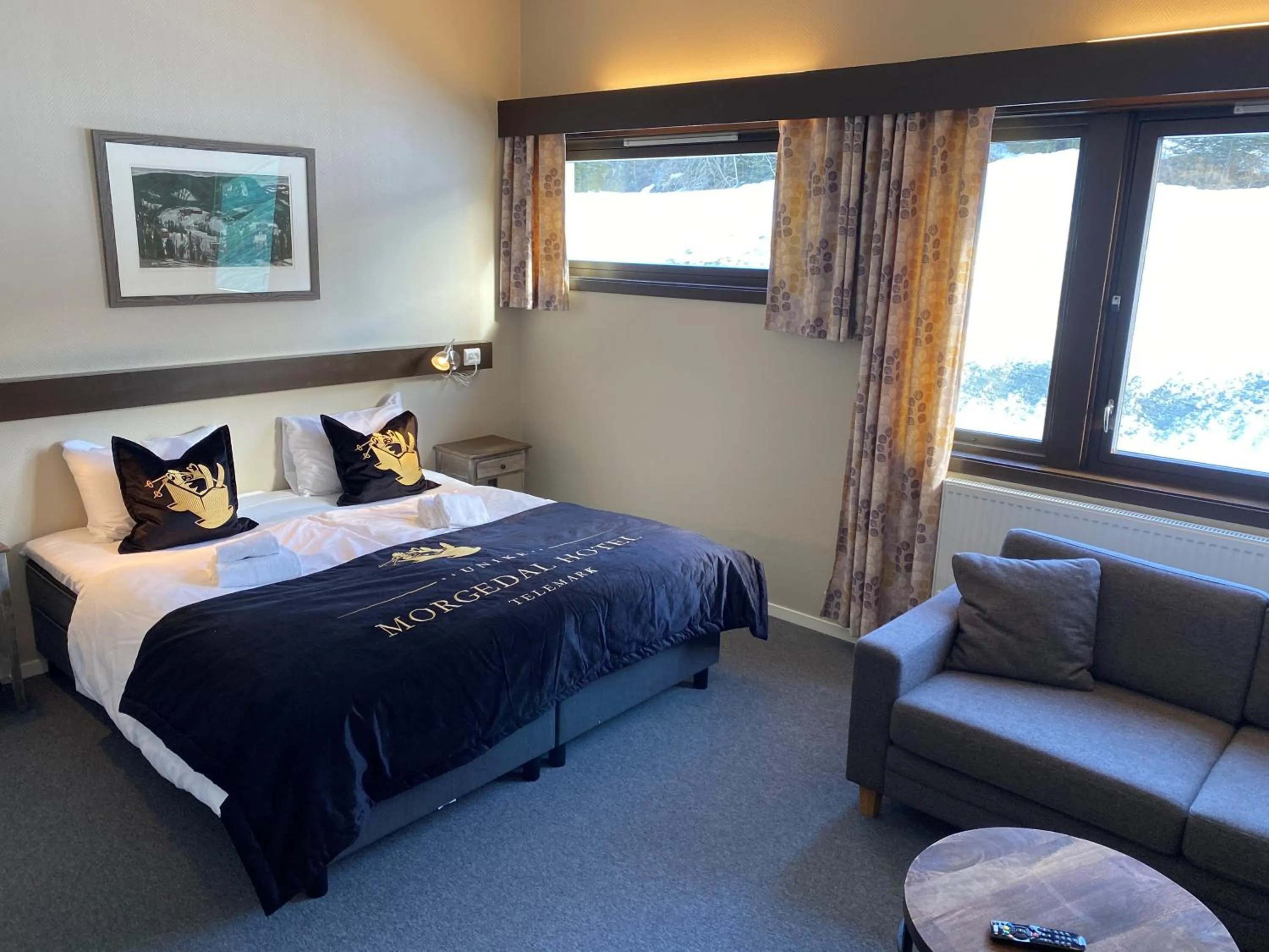 Photo of the whole room, Bed in Morgedal Hotel Spa & Resort - Unike Hoteller