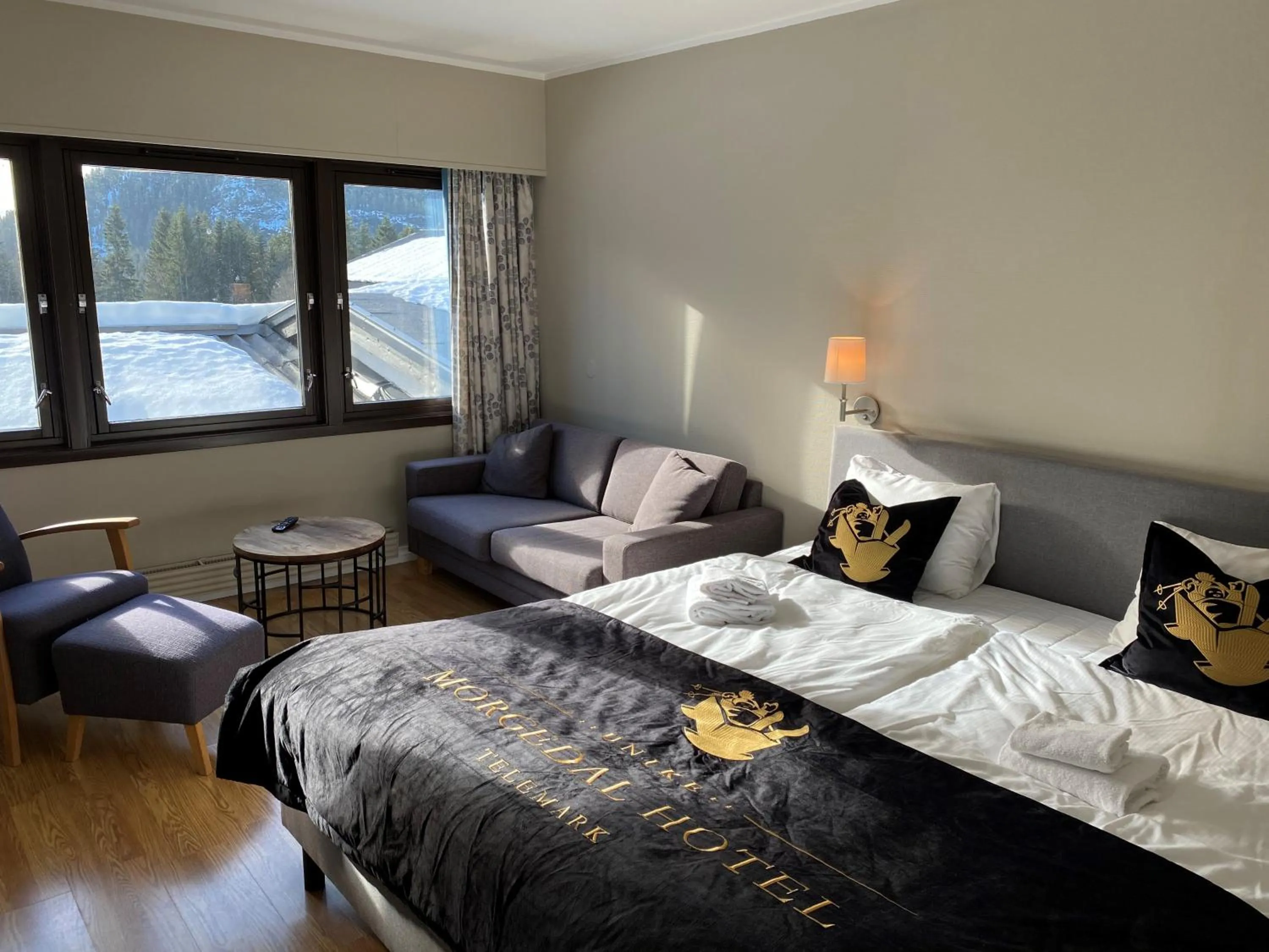 Photo of the whole room, Bed in Morgedal Hotel Spa & Resort - Unike Hoteller