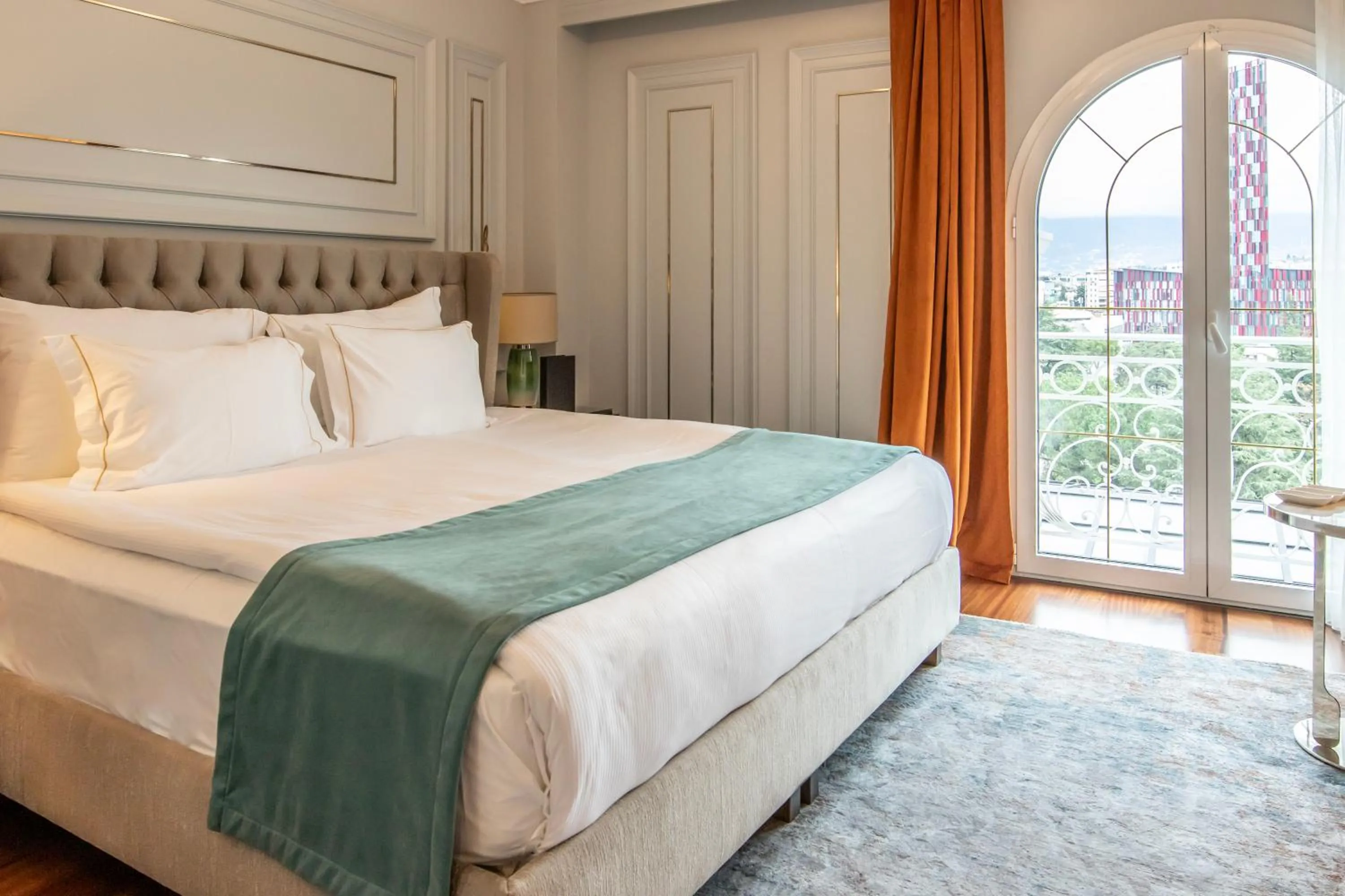 Bed in Xheko Imperial Luxury Hotel & SPA