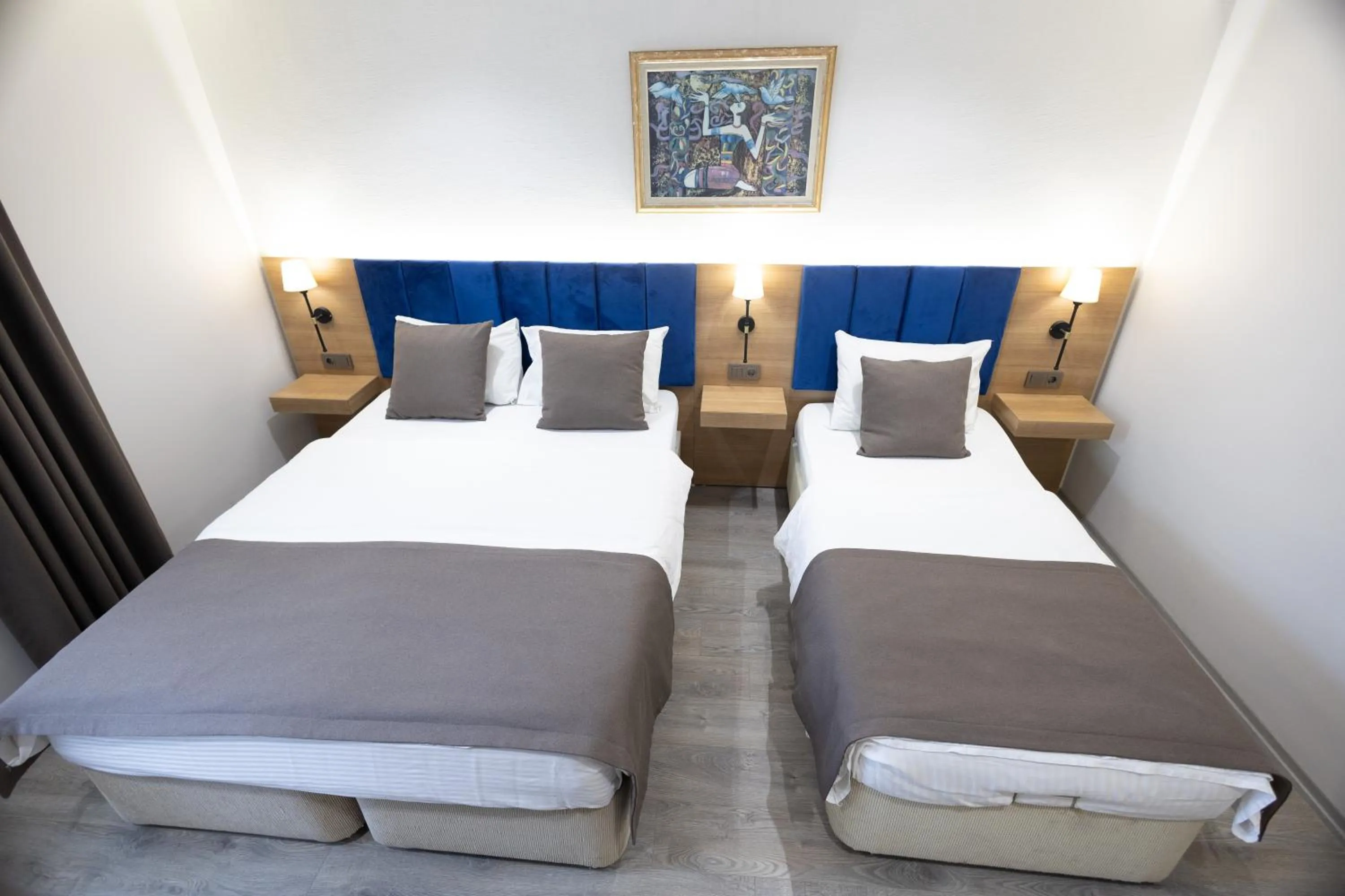 Bed in Ottoman Palace Hotel Edirne