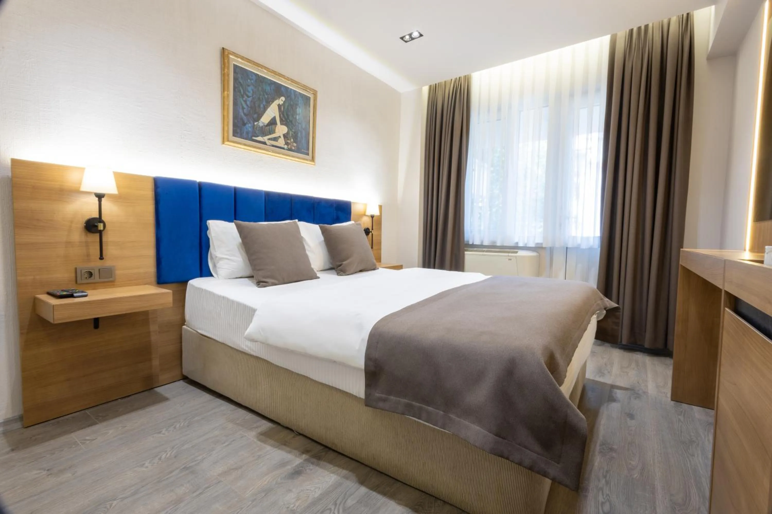 Bed in Ottoman Palace Hotel Edirne