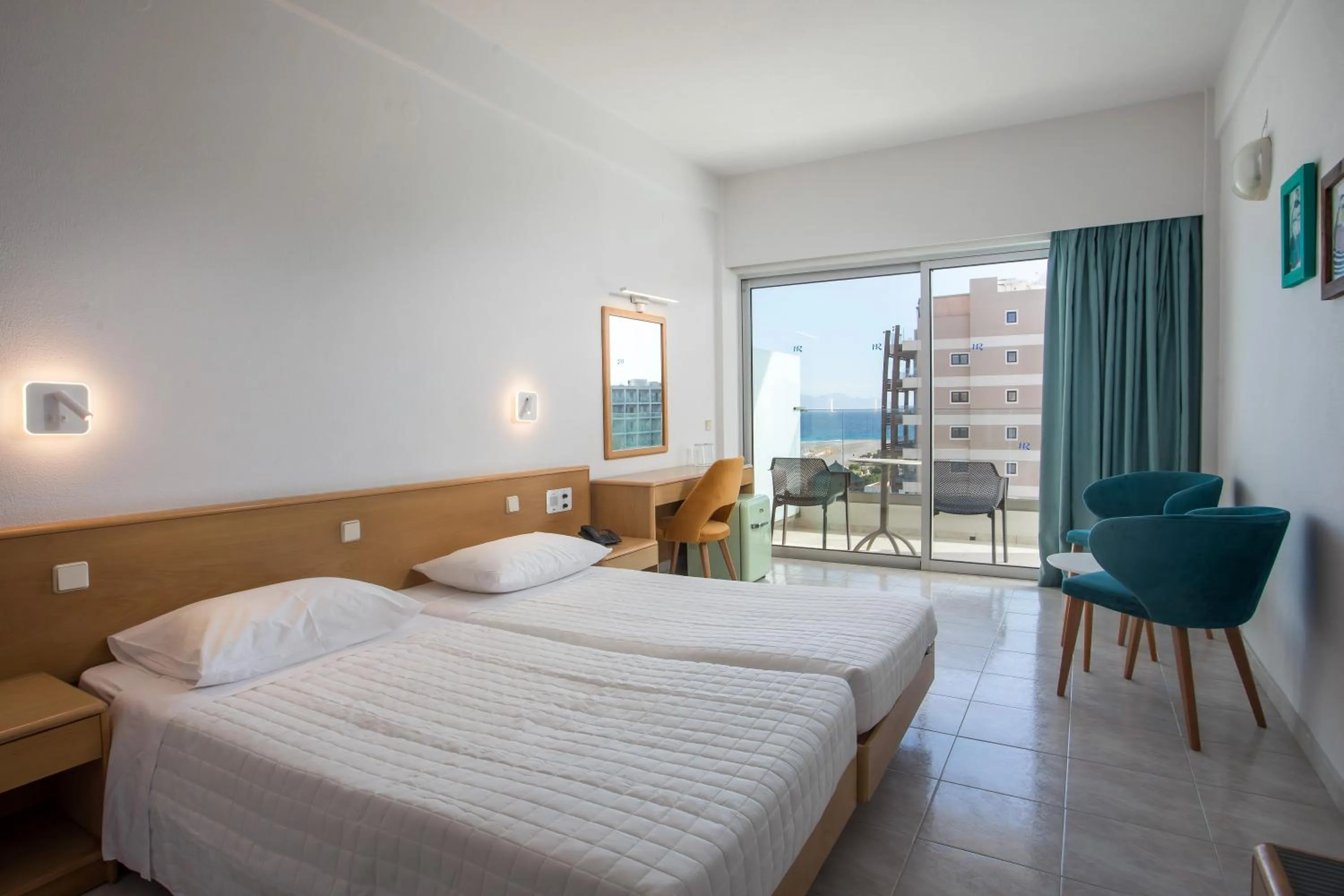 Bed in Hotel Riviera