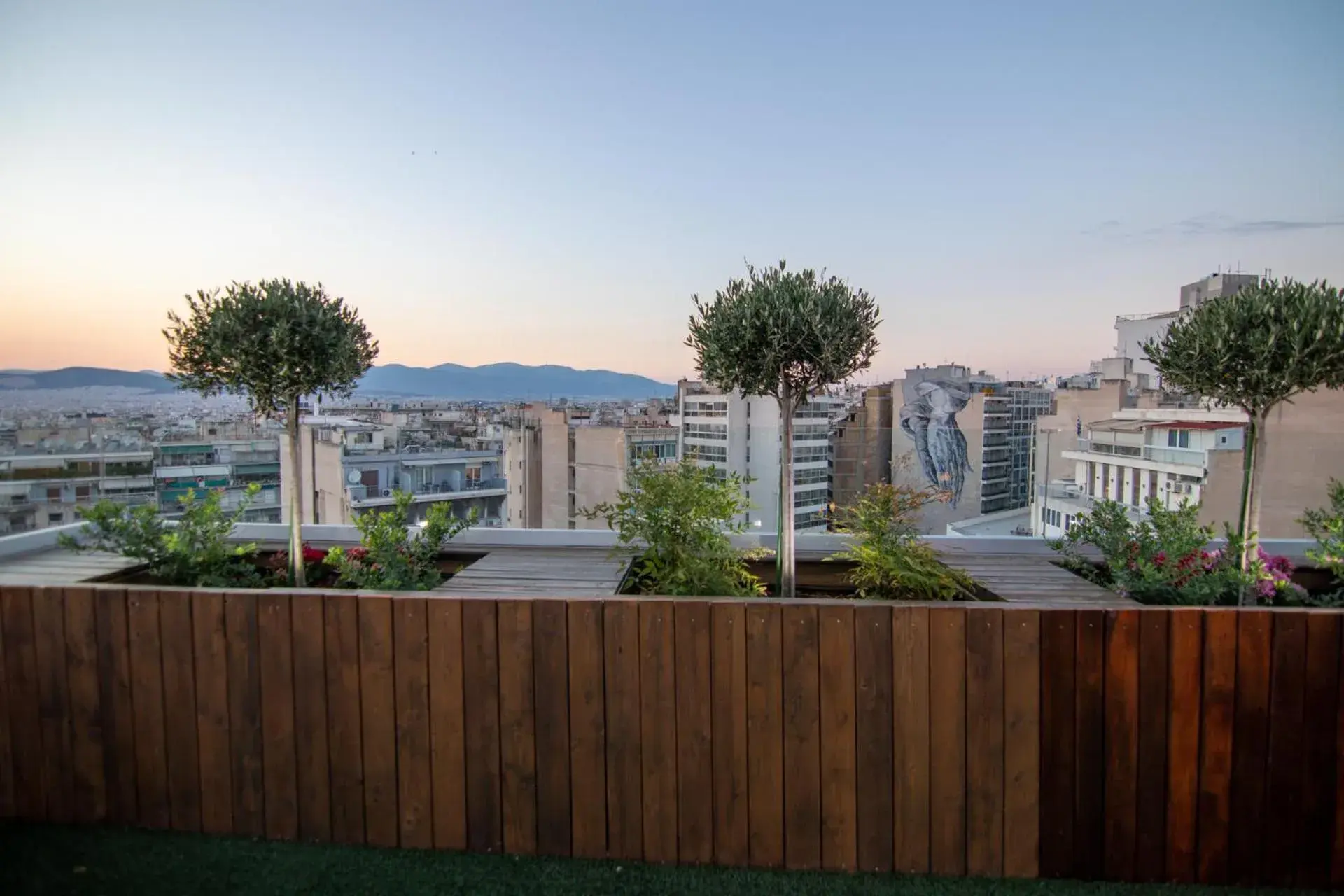 City view in Athens Hawks City view in Athens Hawks